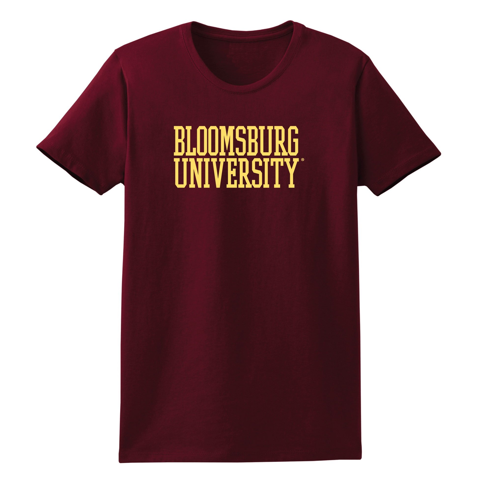 Bloomsburg University Huskies Block Womens T-Shirt