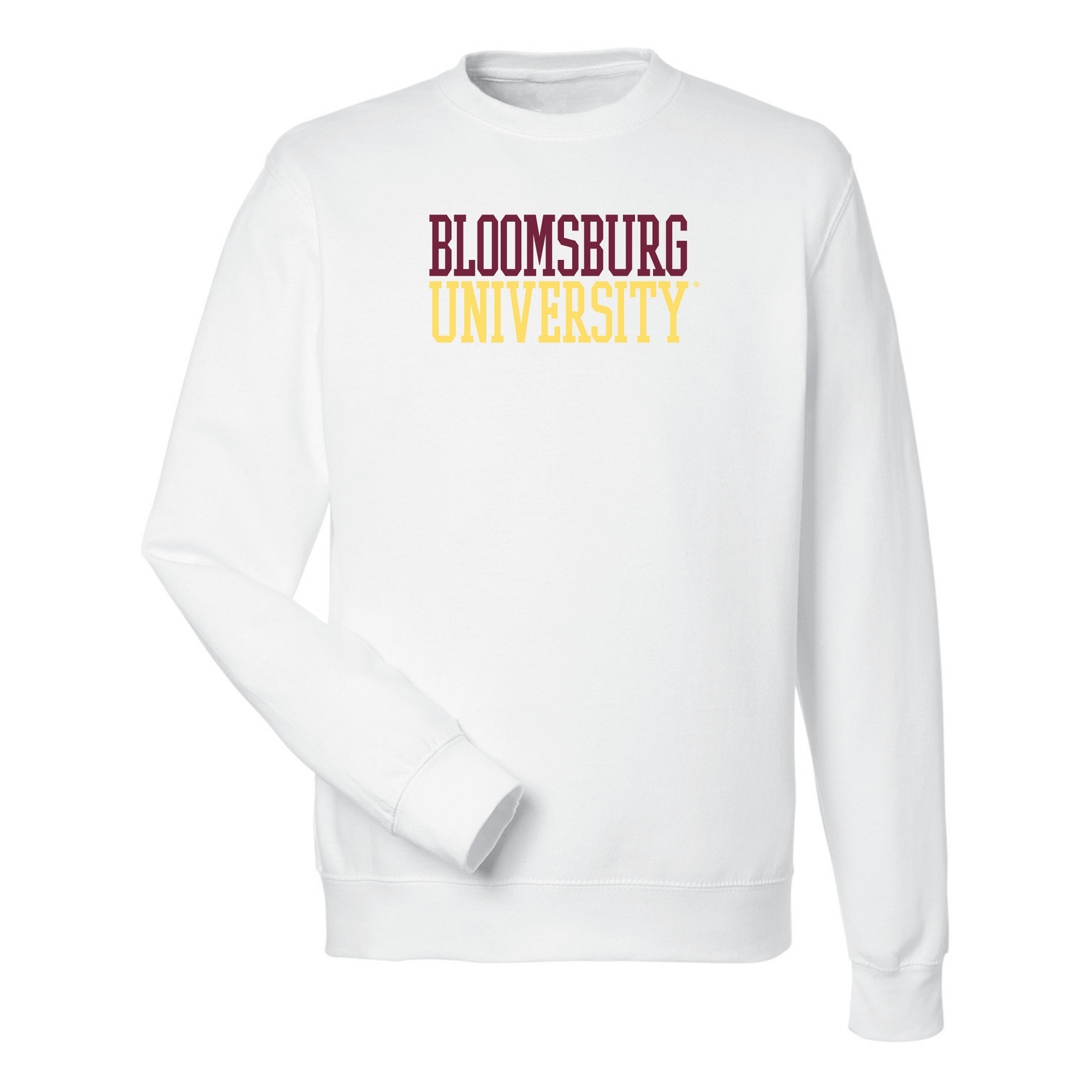 Bloomsburg University Huskies Block Crewneck Sweatshirt