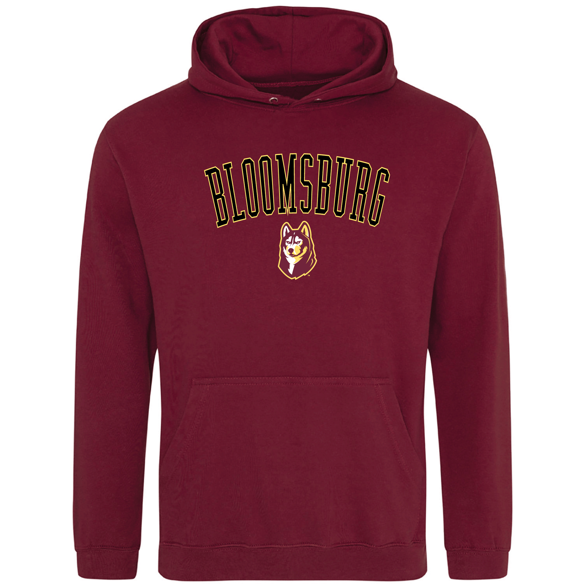 Bloomsburg University Huskies Jumbo Arch Hooded Sweatshirt