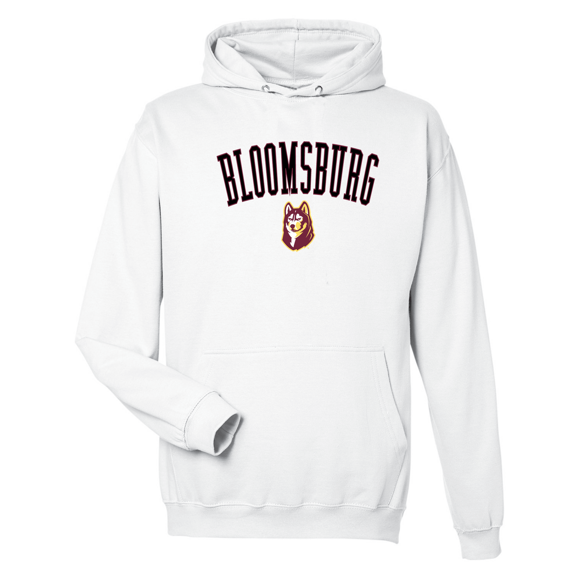 Bloomsburg University Huskies Jumbo Arch Hooded Sweatshirt