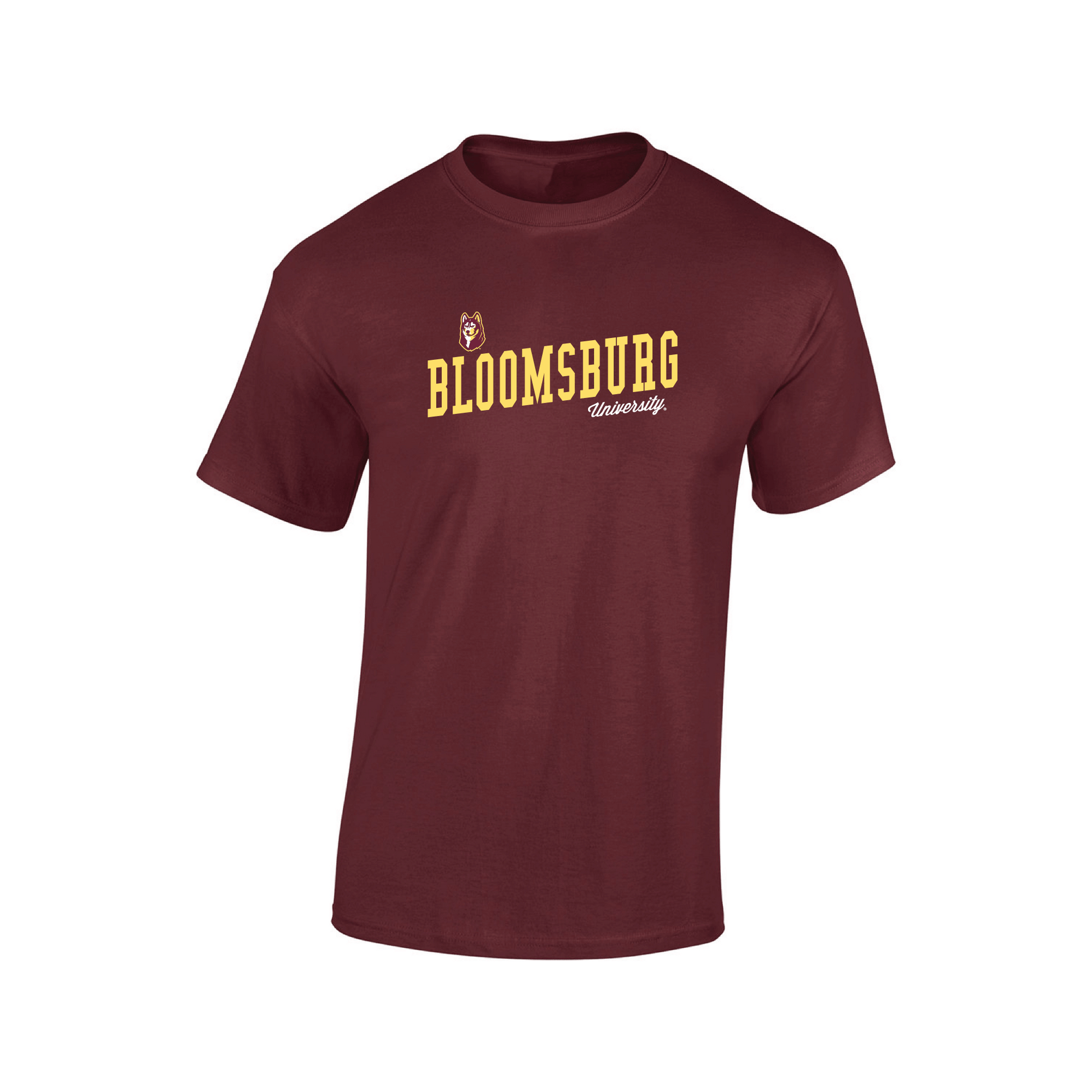 Bloomsburg University Huskies Uphill Victory Adult T-Shirt