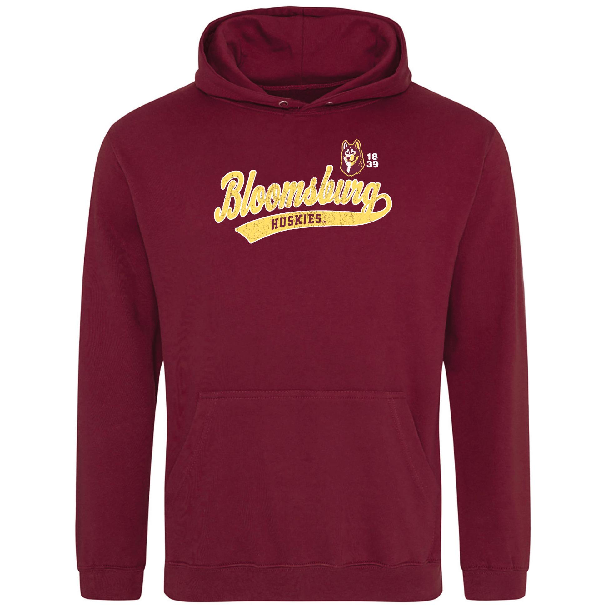 Bloomsburg University Huskies Old School Hooded Sweatshirt