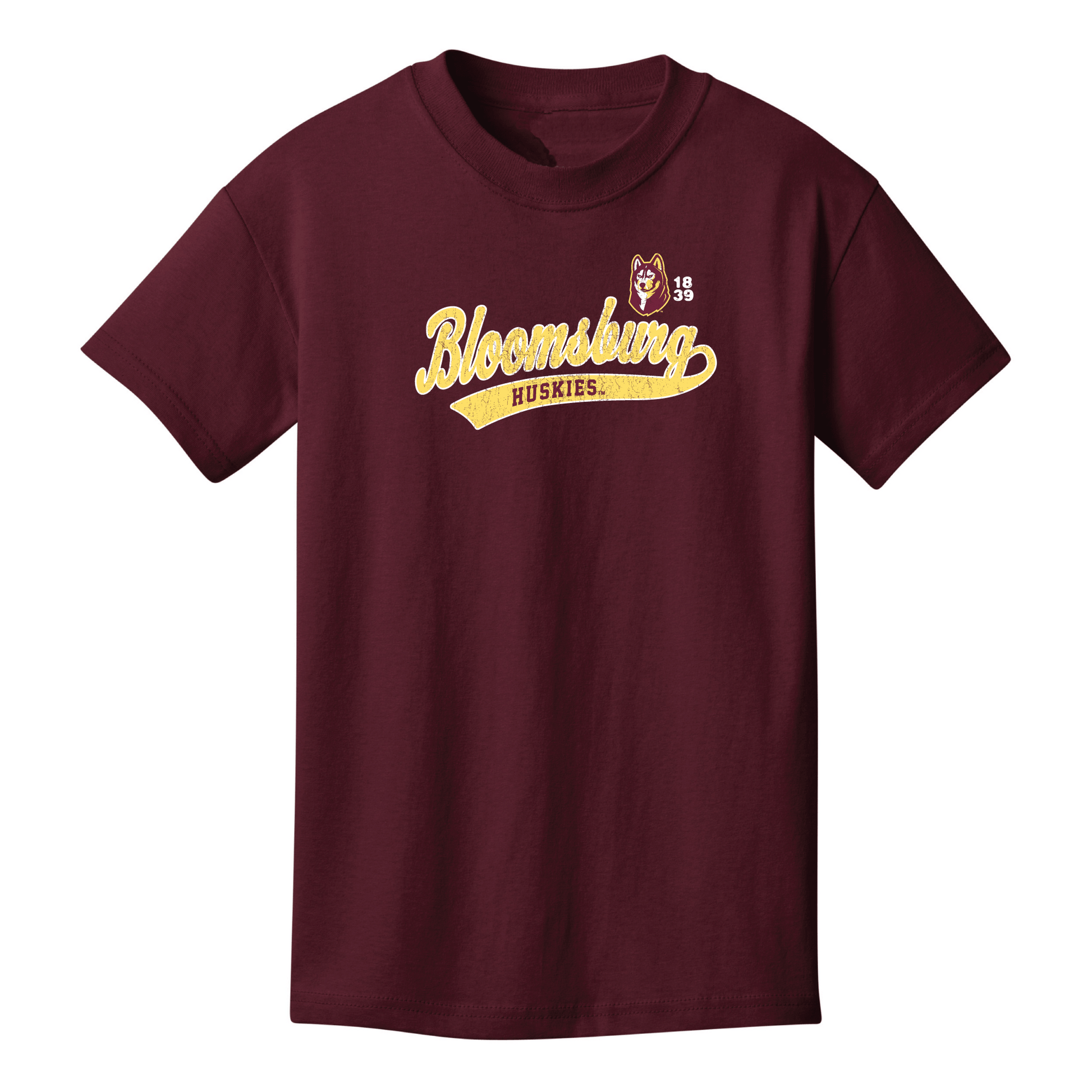 Bloomsburg University Huskies Old School Youth T-Shirt