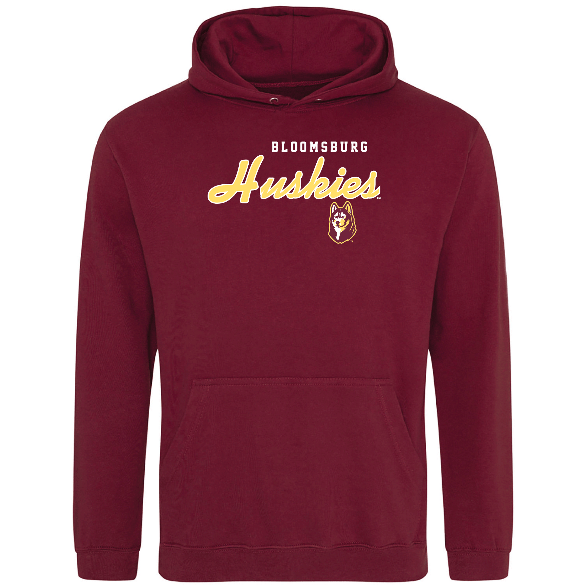 Bloomsburg University Huskies Machine Script Hooded Sweatshirt