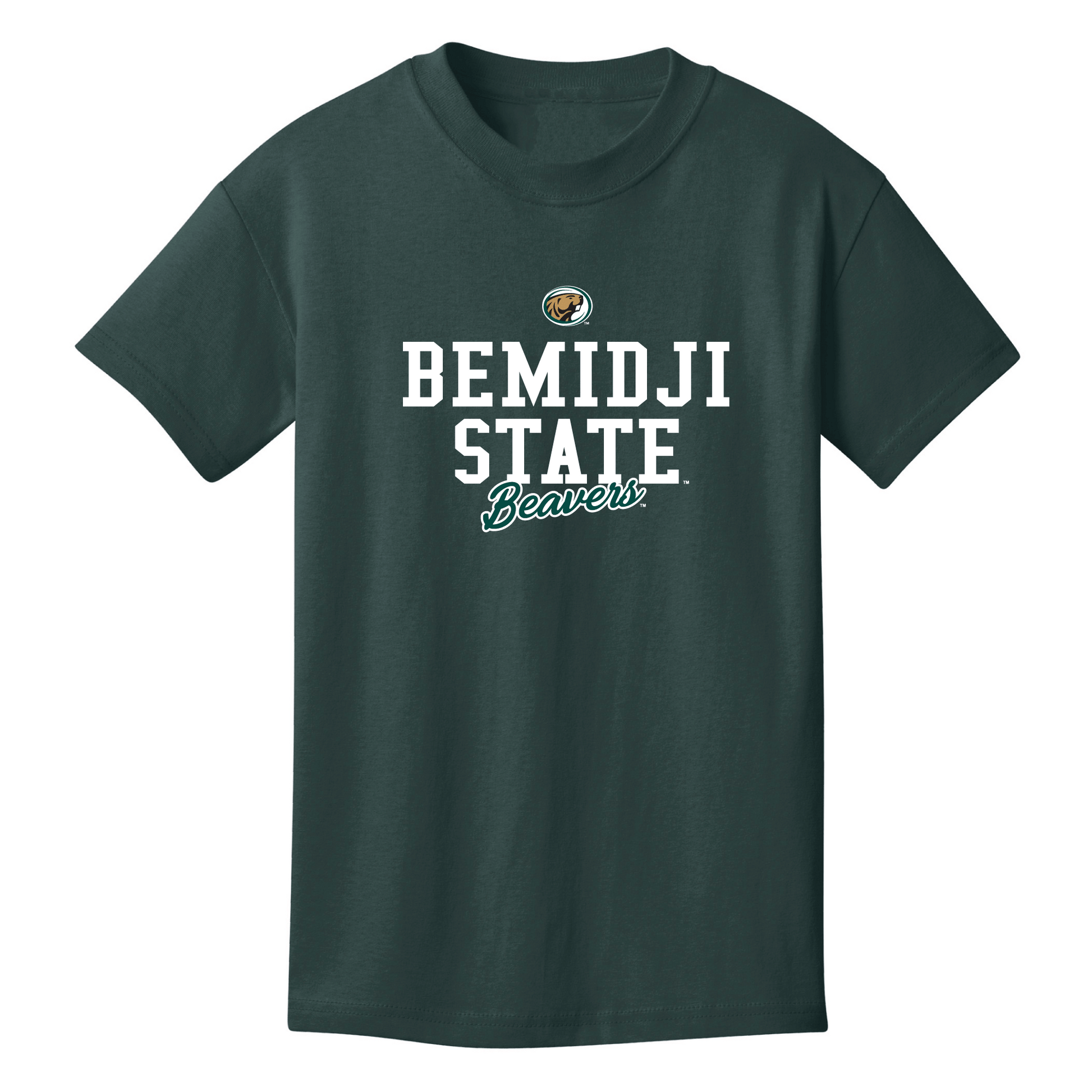 Bemidji State University Beavers Campus Script Youth T-Shirt