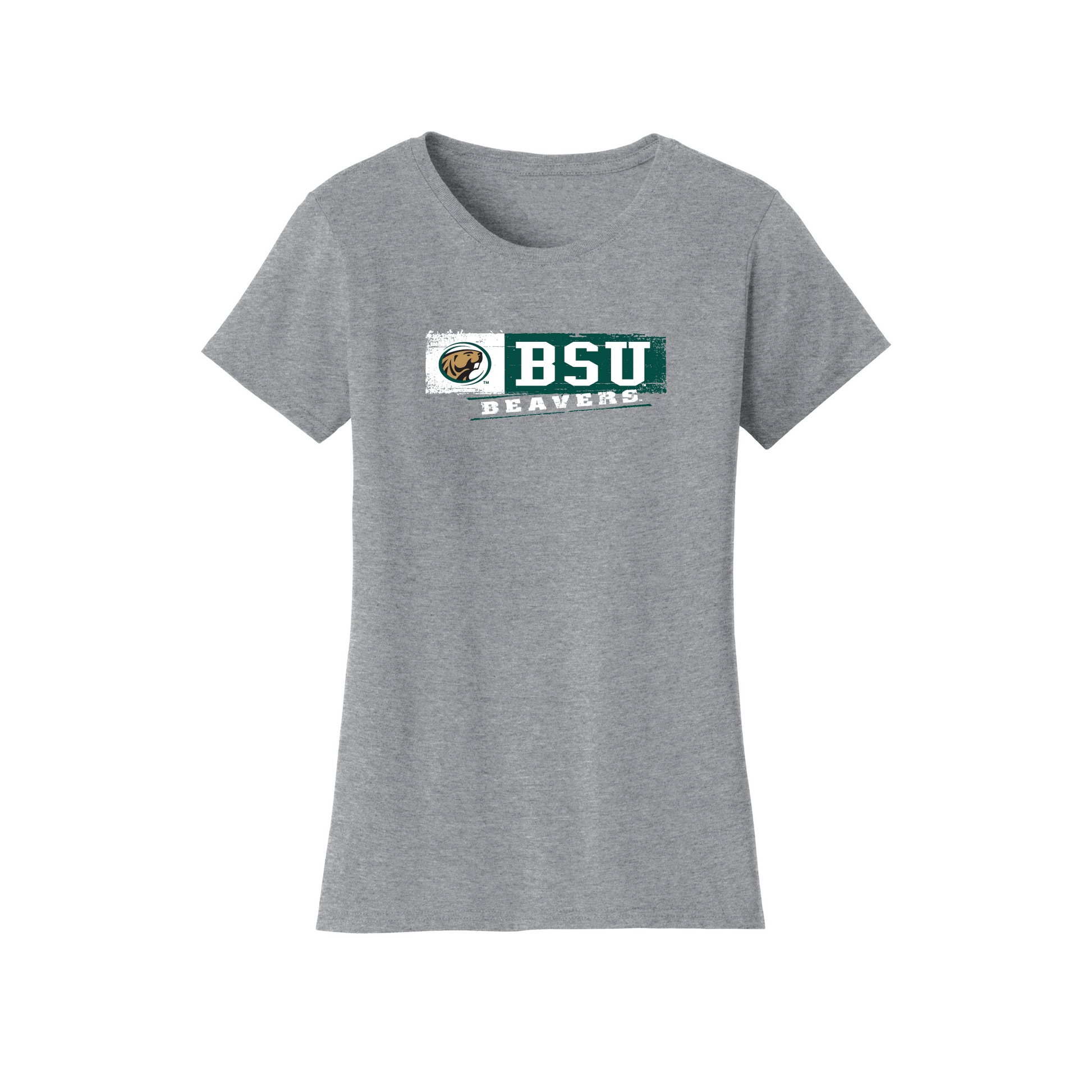 Bemidji State University Beavers Sticker Womens T-Shirt