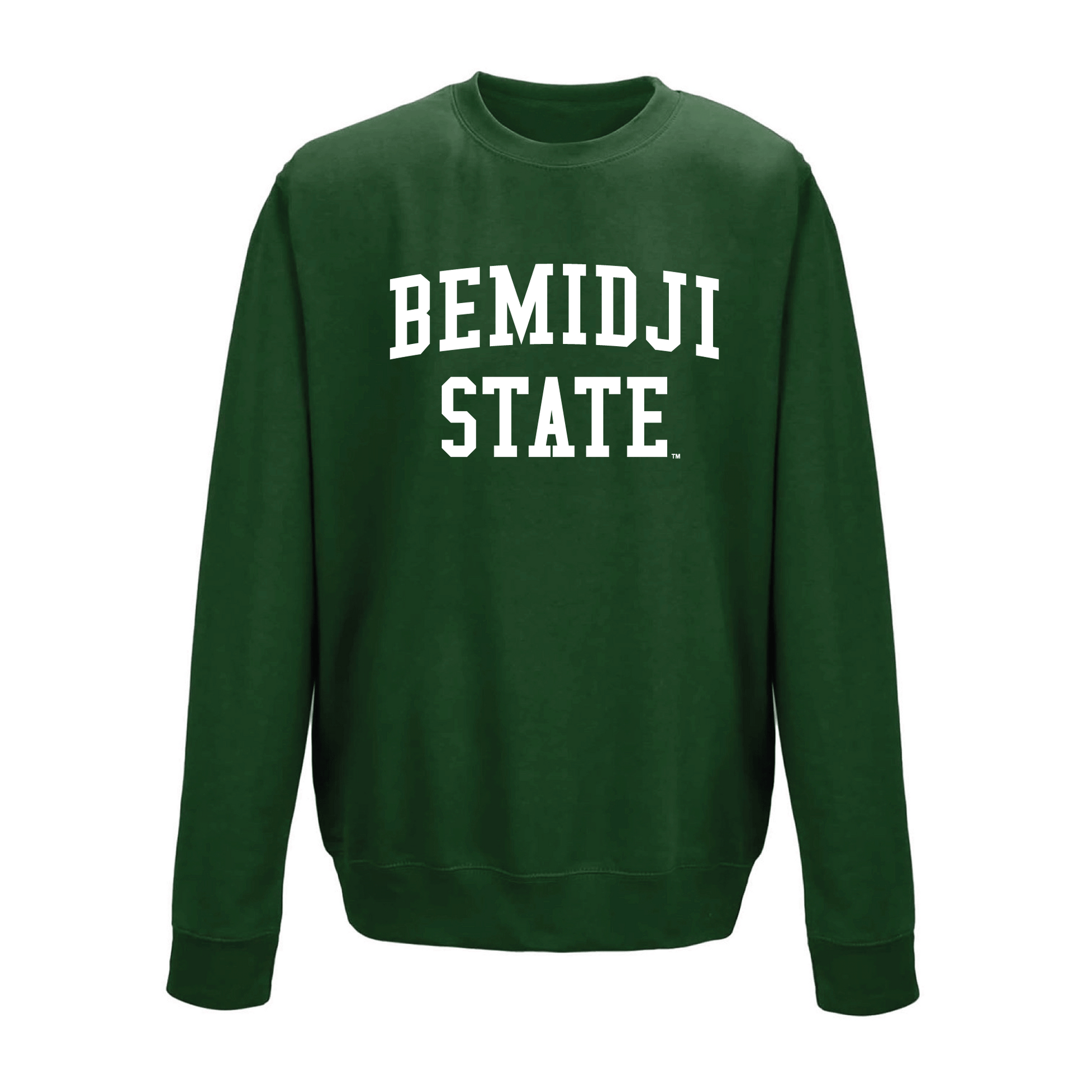Bemidji State University Beavers Block Crewneck Sweatshirt