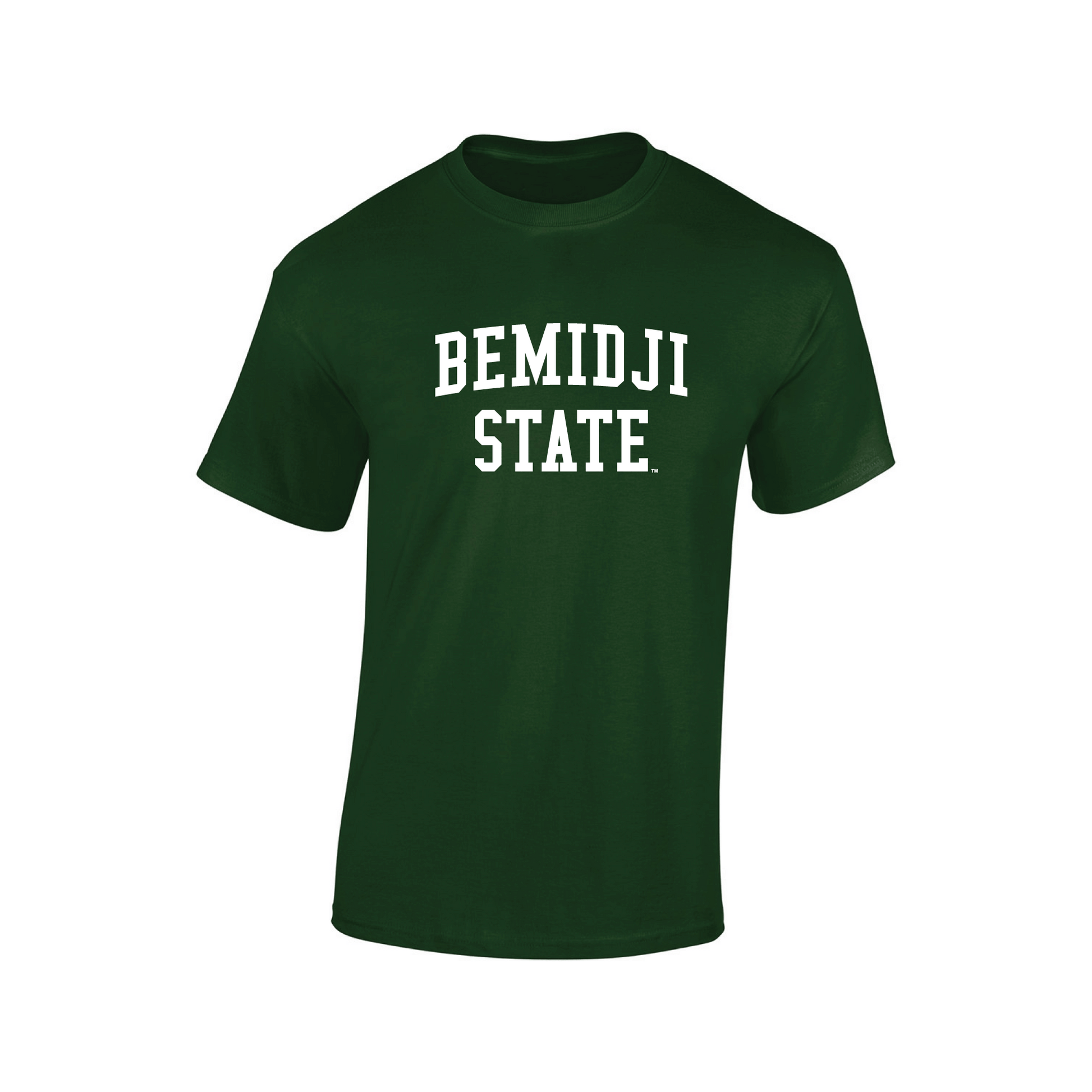 Bemidji State University Beavers Block Adult T-Shirt