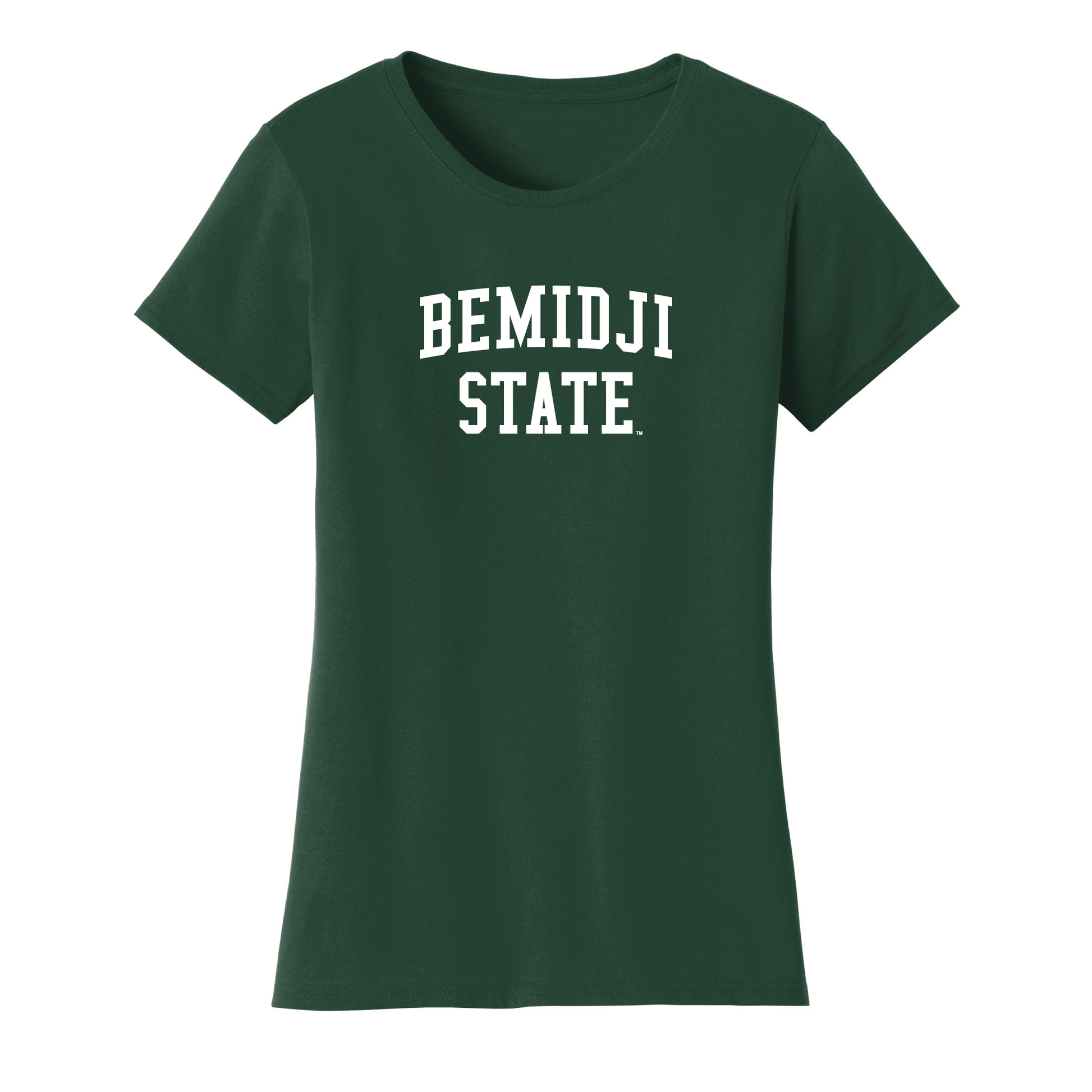 Bemidji State University Beavers Block Womens T-Shirt