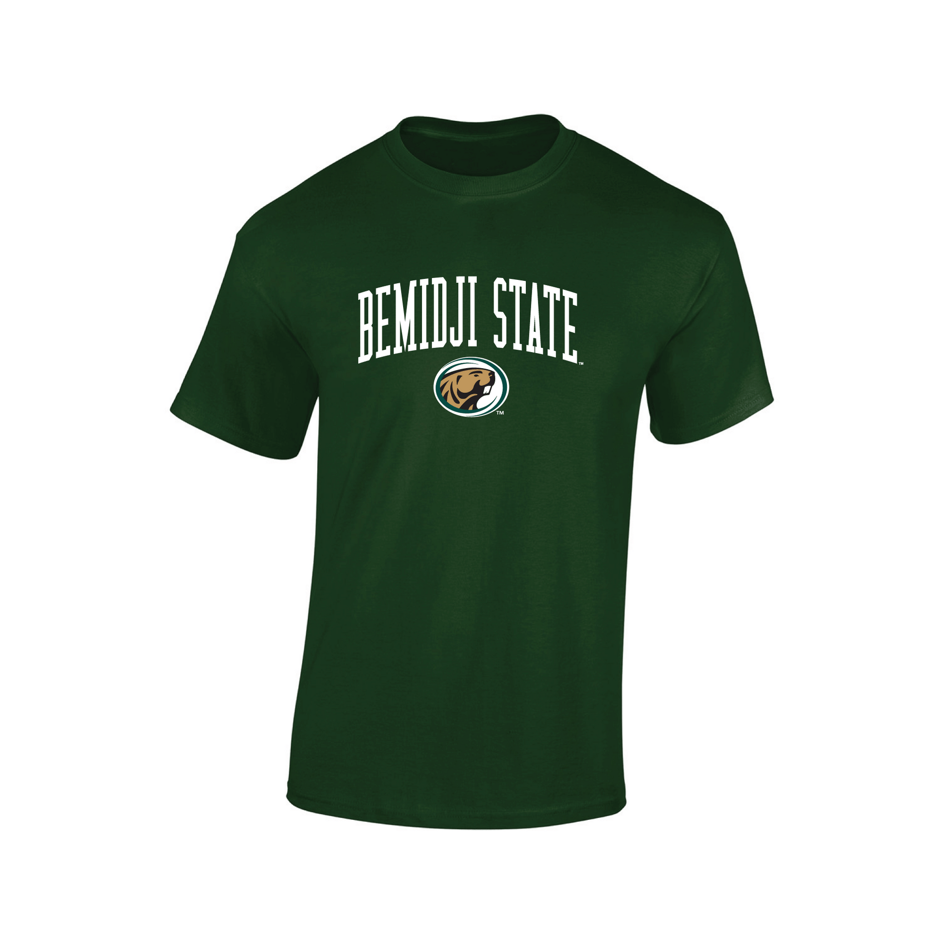 Bemidji State University Beavers Jumbo Arch Adult T-Shirt