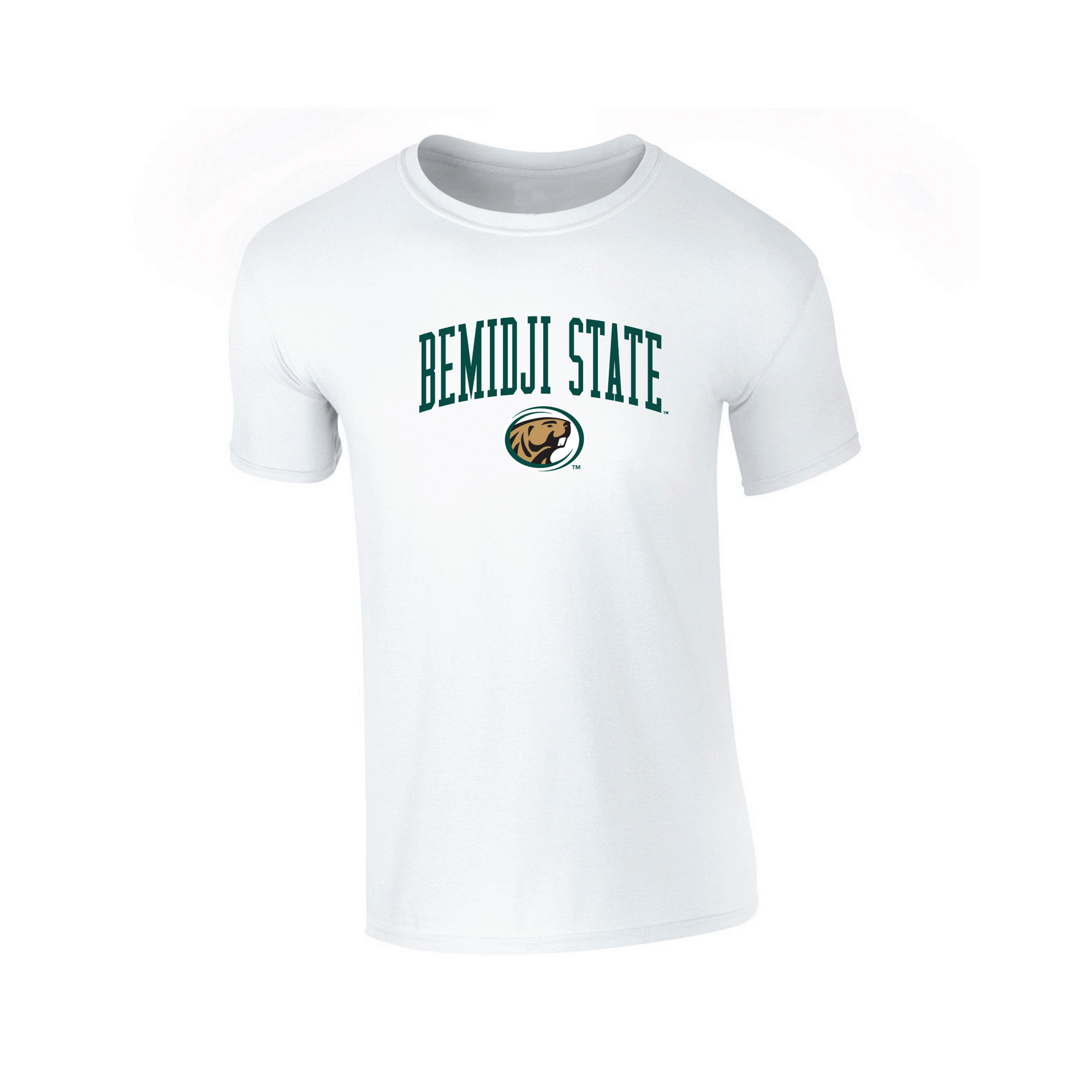 Bemidji State University Beavers Jumbo Arch Adult T-Shirt