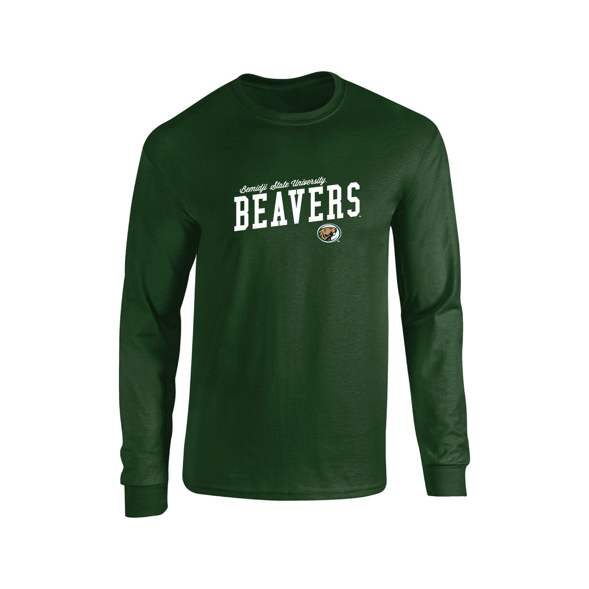 Bemidji State University Beavers Uphill Victory Adult Long Sleeve T-Shirt