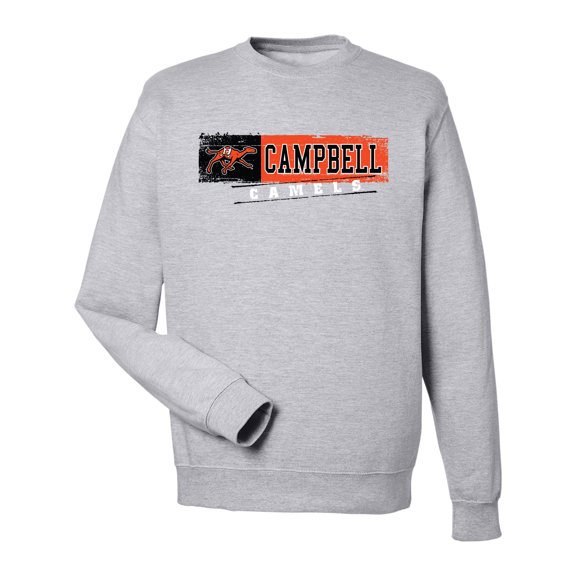 Campbell University Camels Sticker Crewneck Sweatshirt