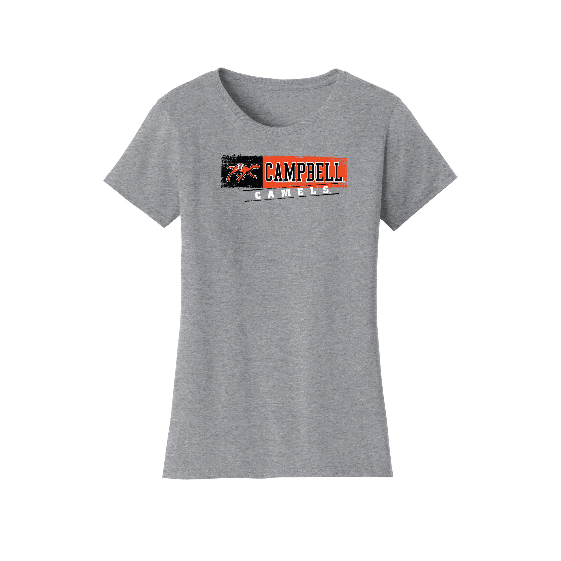 Campbell University Camels Sticker Womens T-Shirt