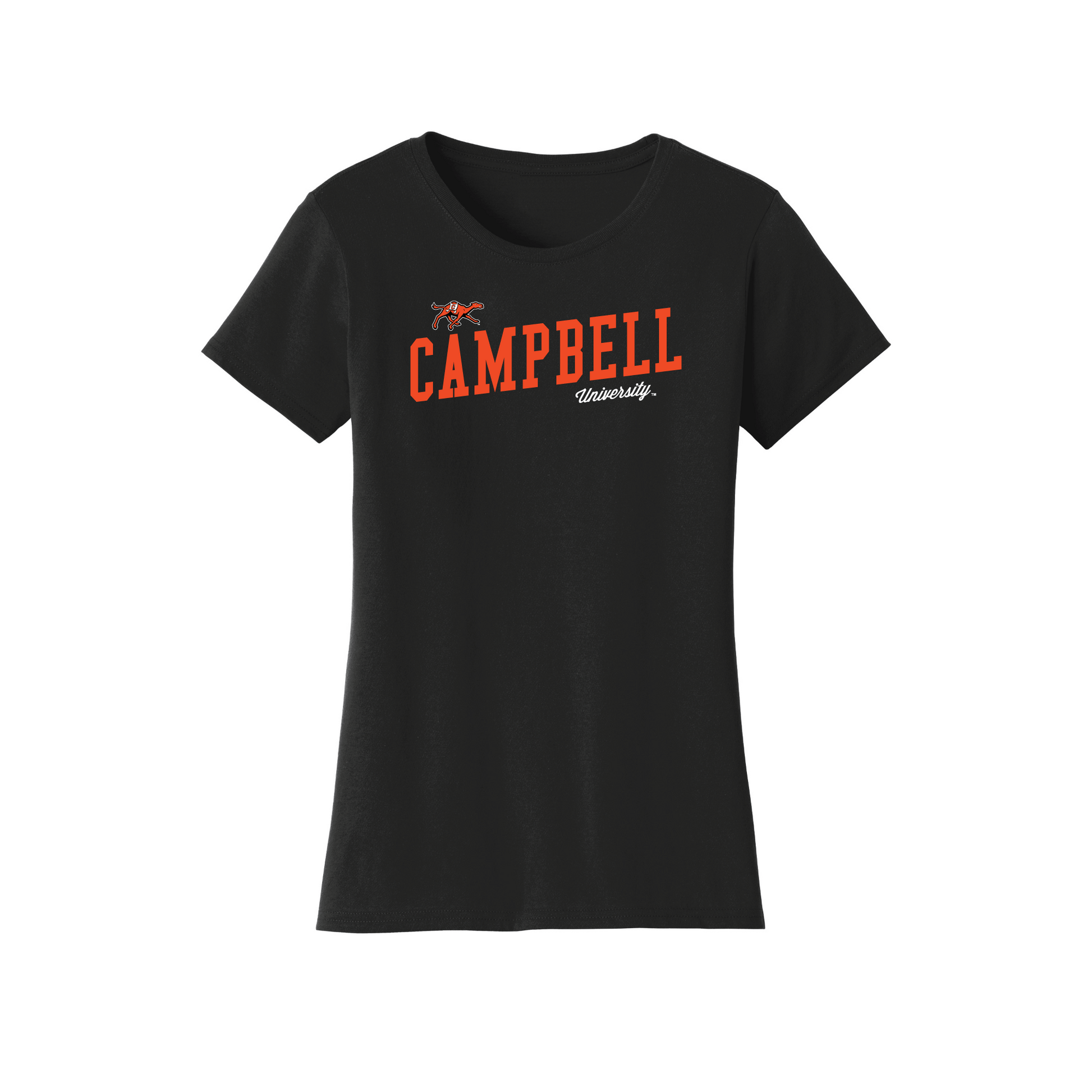Campbell University Camels Uphill Victory Womens T-Shirt