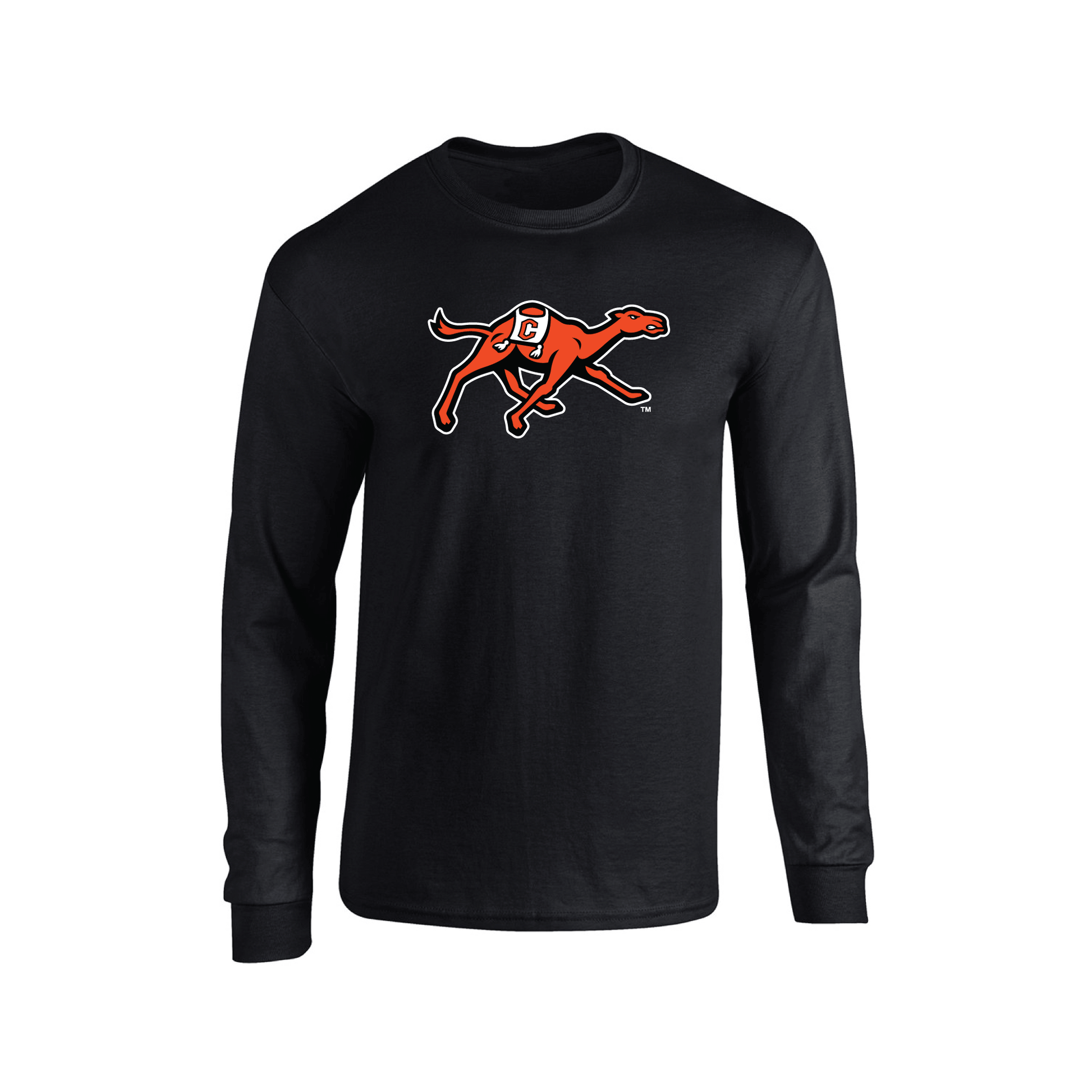 Campbell University Camels Jumbo Logo Adult Long Sleeve T-Shirt
