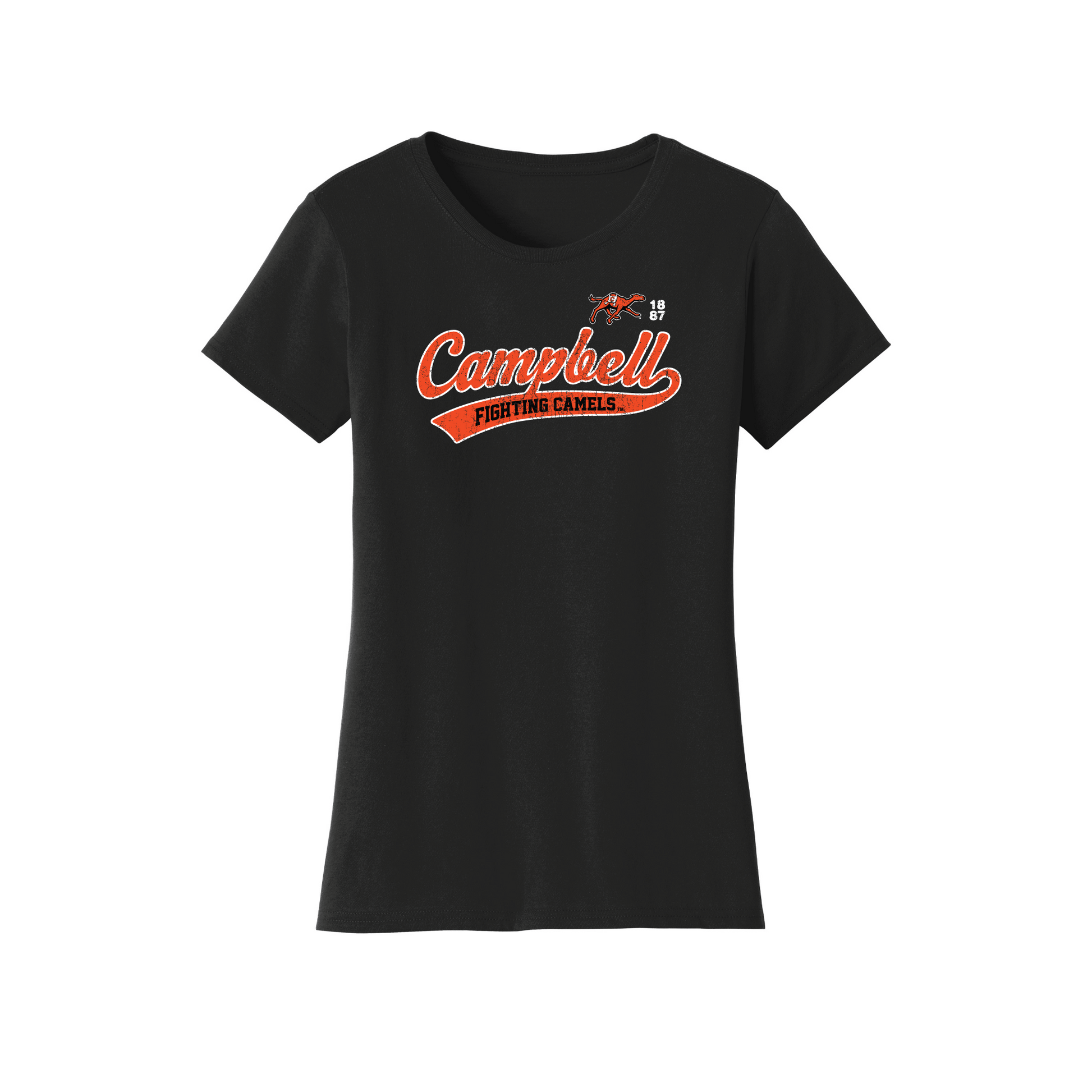 Campbell University Camels Old School Womens T-Shirt