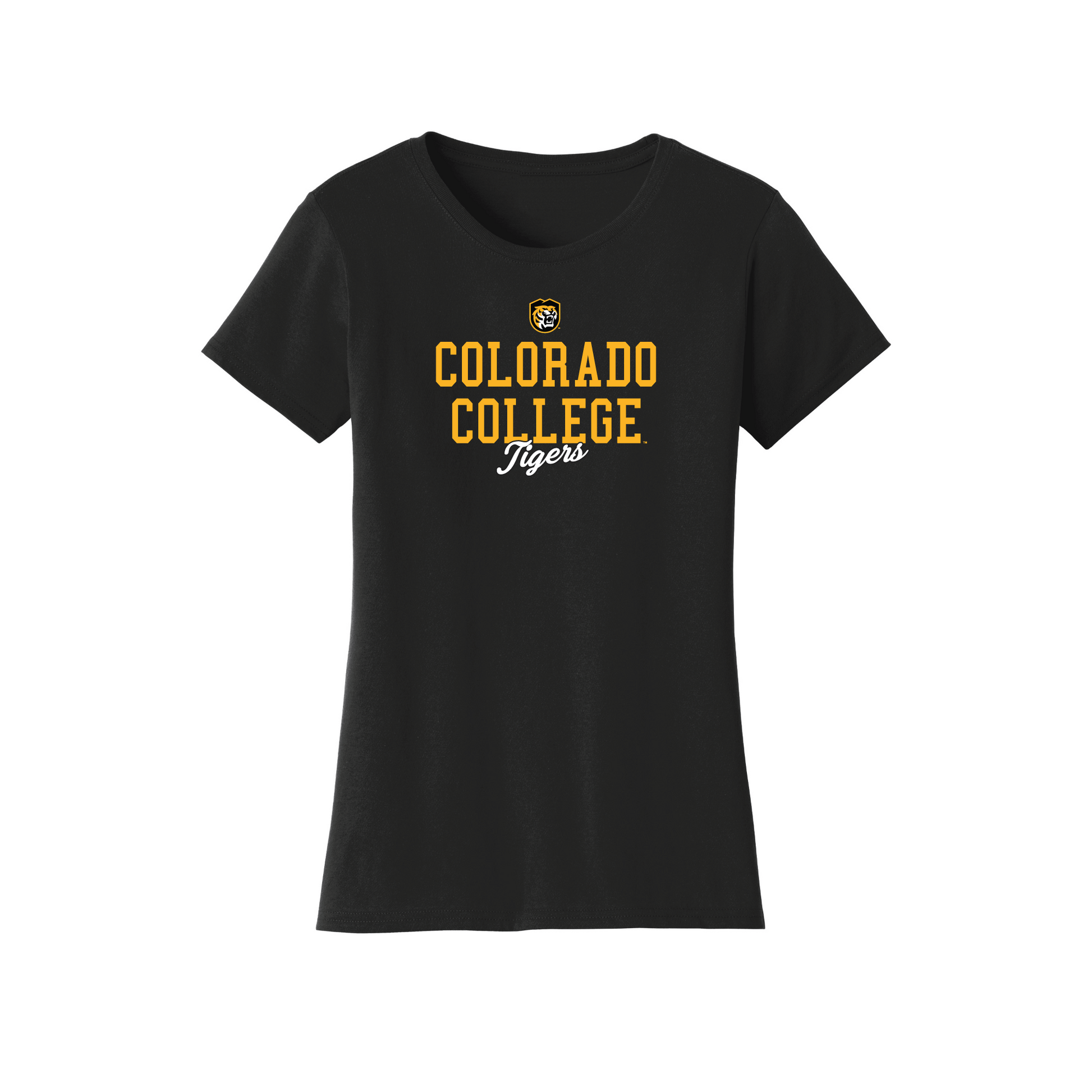 Colorado College Tigers Campus Script Womens T-Shirt