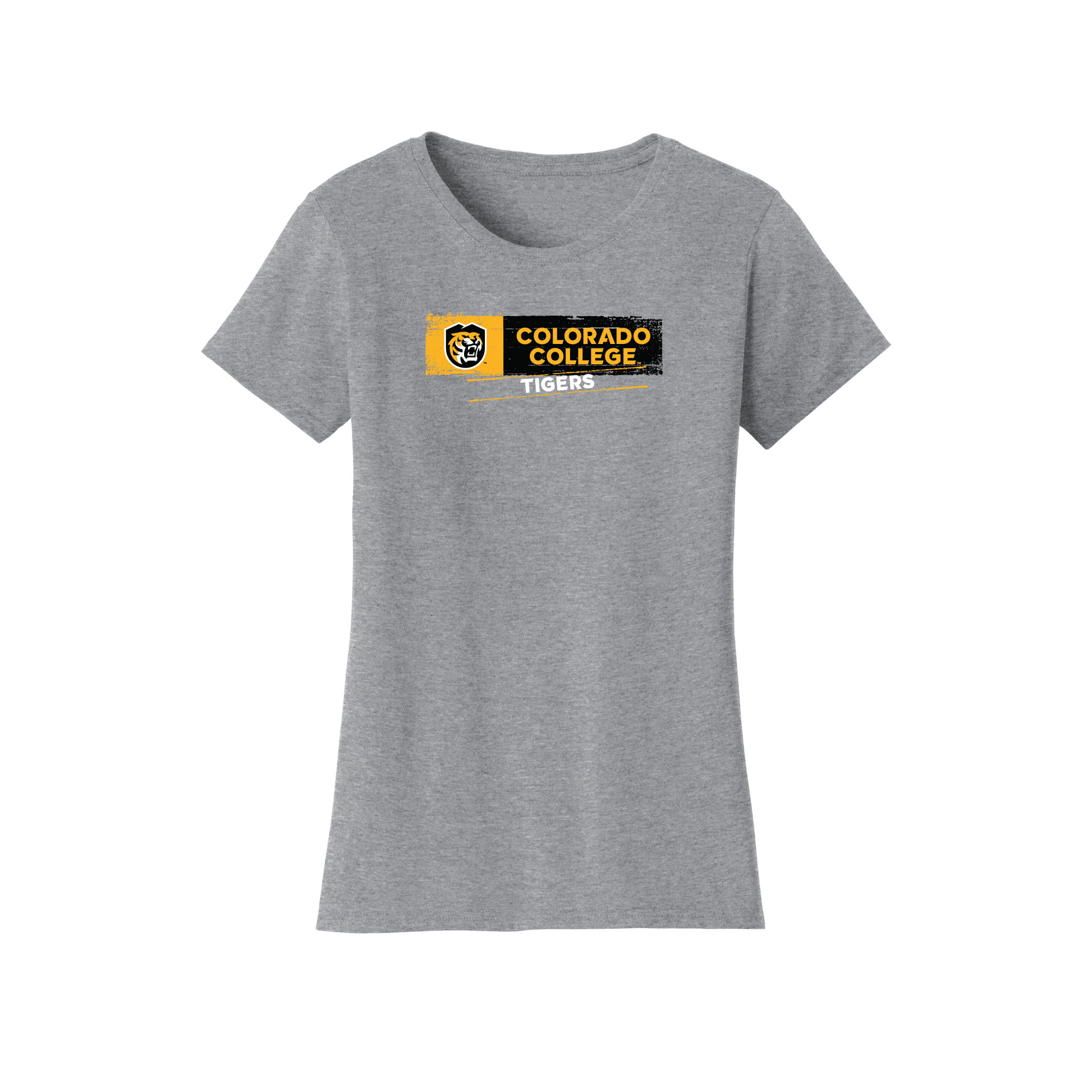 Colorado College Tigers Sticker Womens T-Shirt