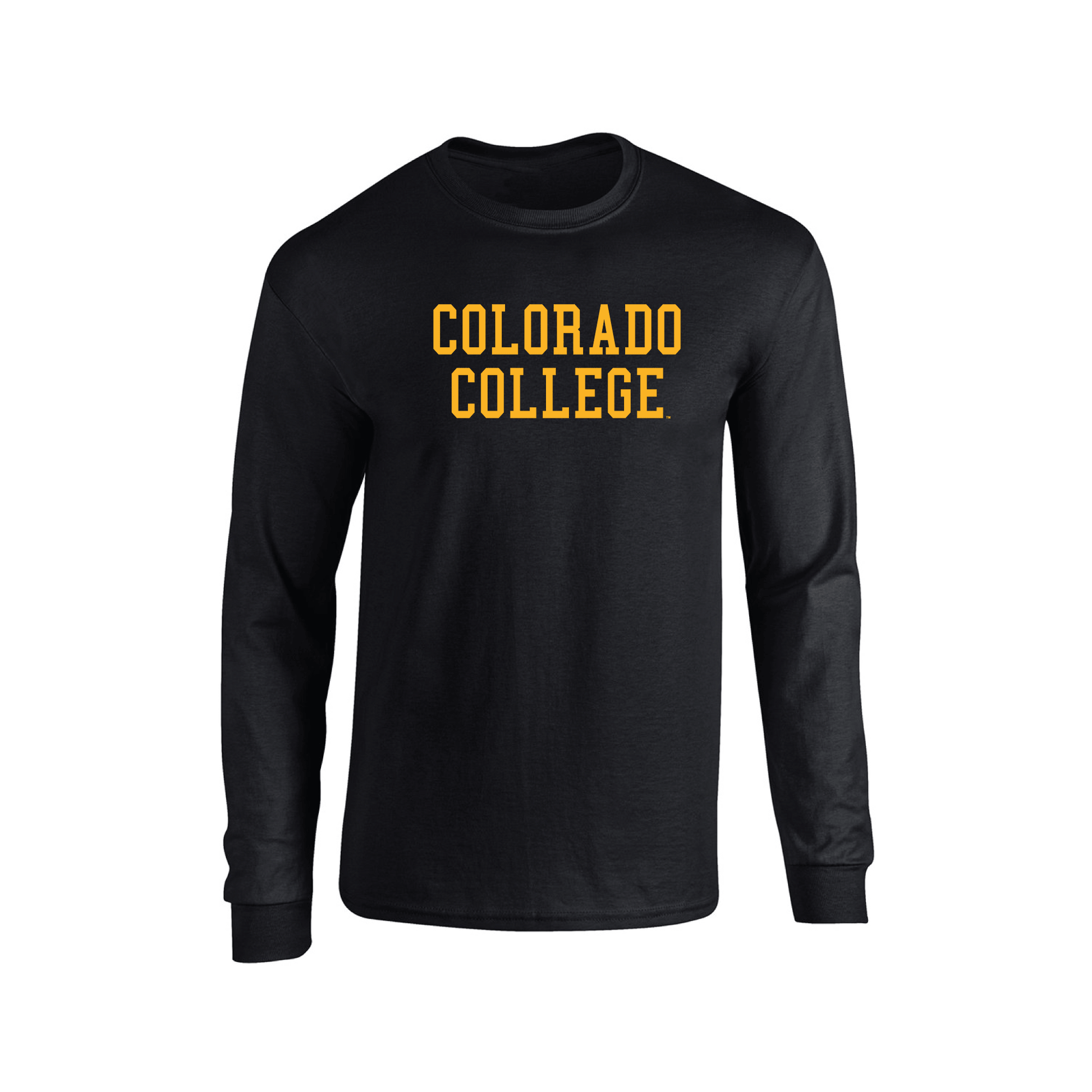 Colorado College Tigers Block Adult Long Sleeve T-Shirt