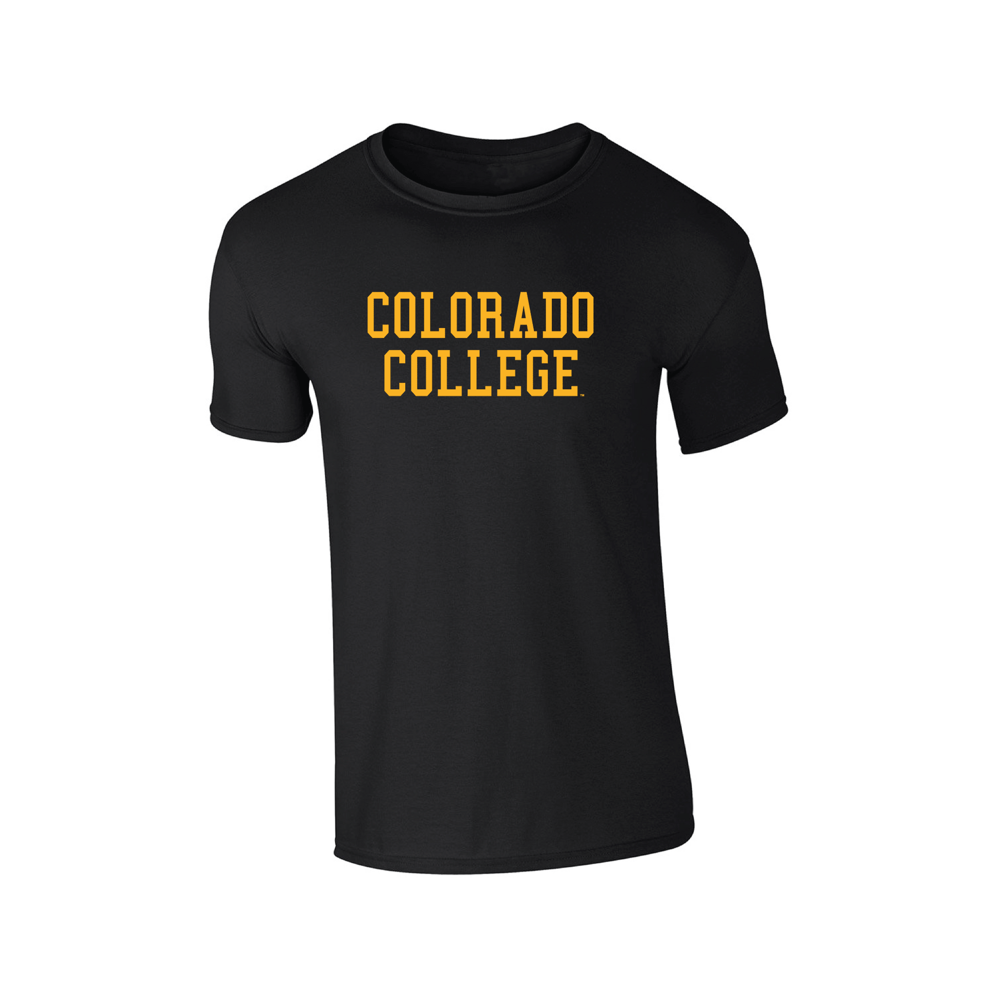 Colorado College Tigers Block Adult T-Shirt