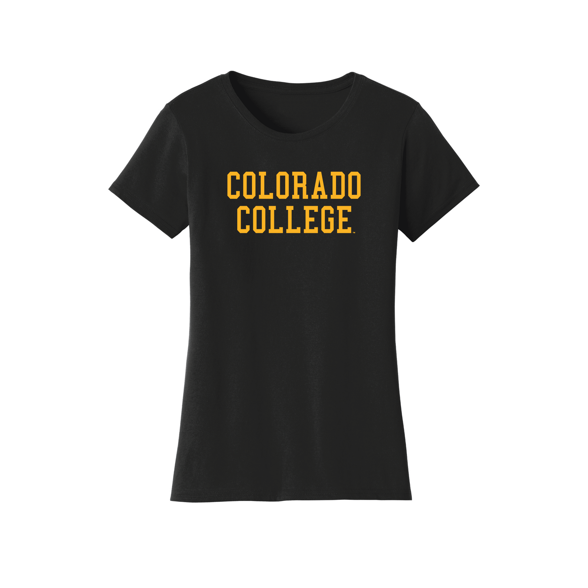 Colorado College Tigers Block Womens T-Shirt