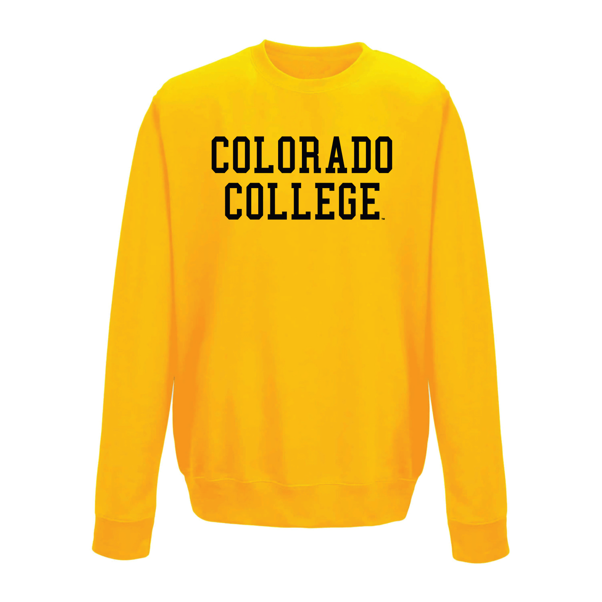 Colorado College Tigers Block Crewneck Sweatshirt
