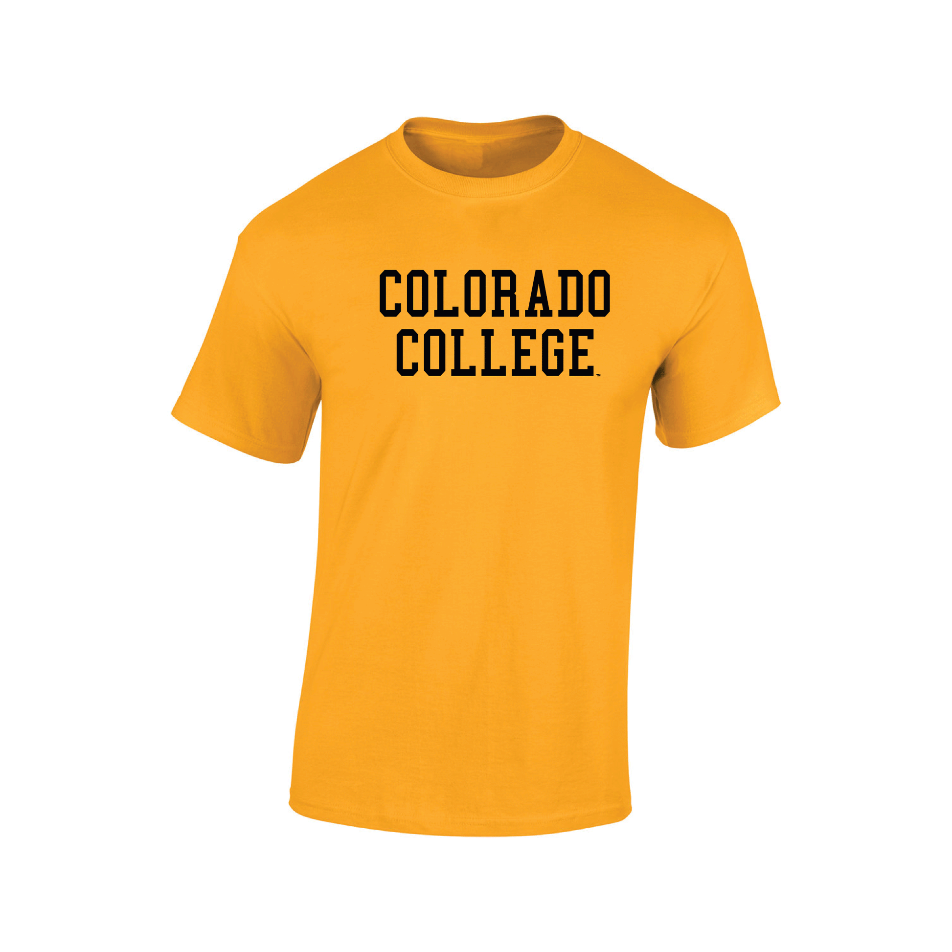 Colorado College Tigers Block Adult T-Shirt