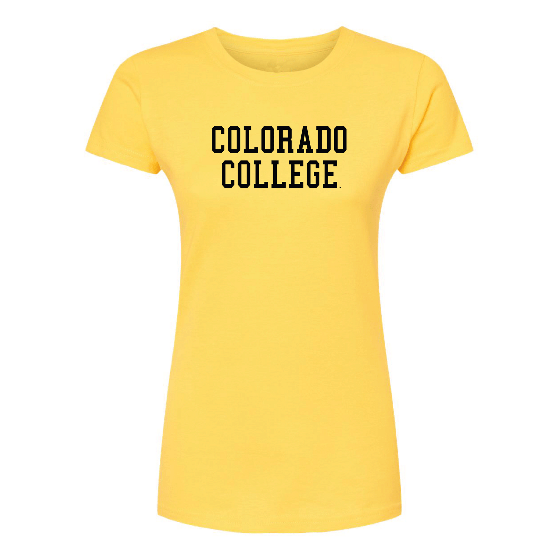 Colorado College Tigers Block Womens T-Shirt
