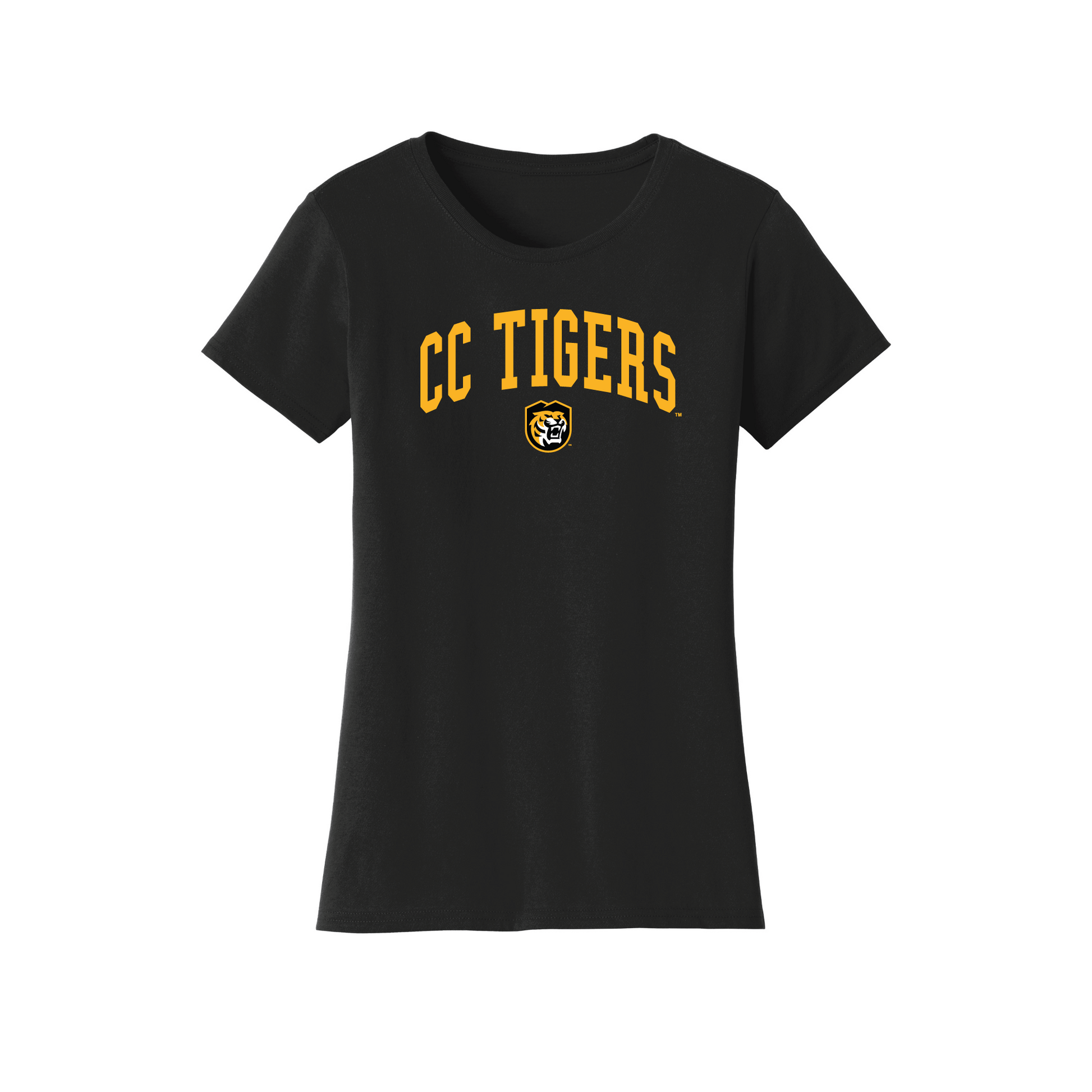 Colorado College Tigers Jumbo Arch Womens T-Shirt