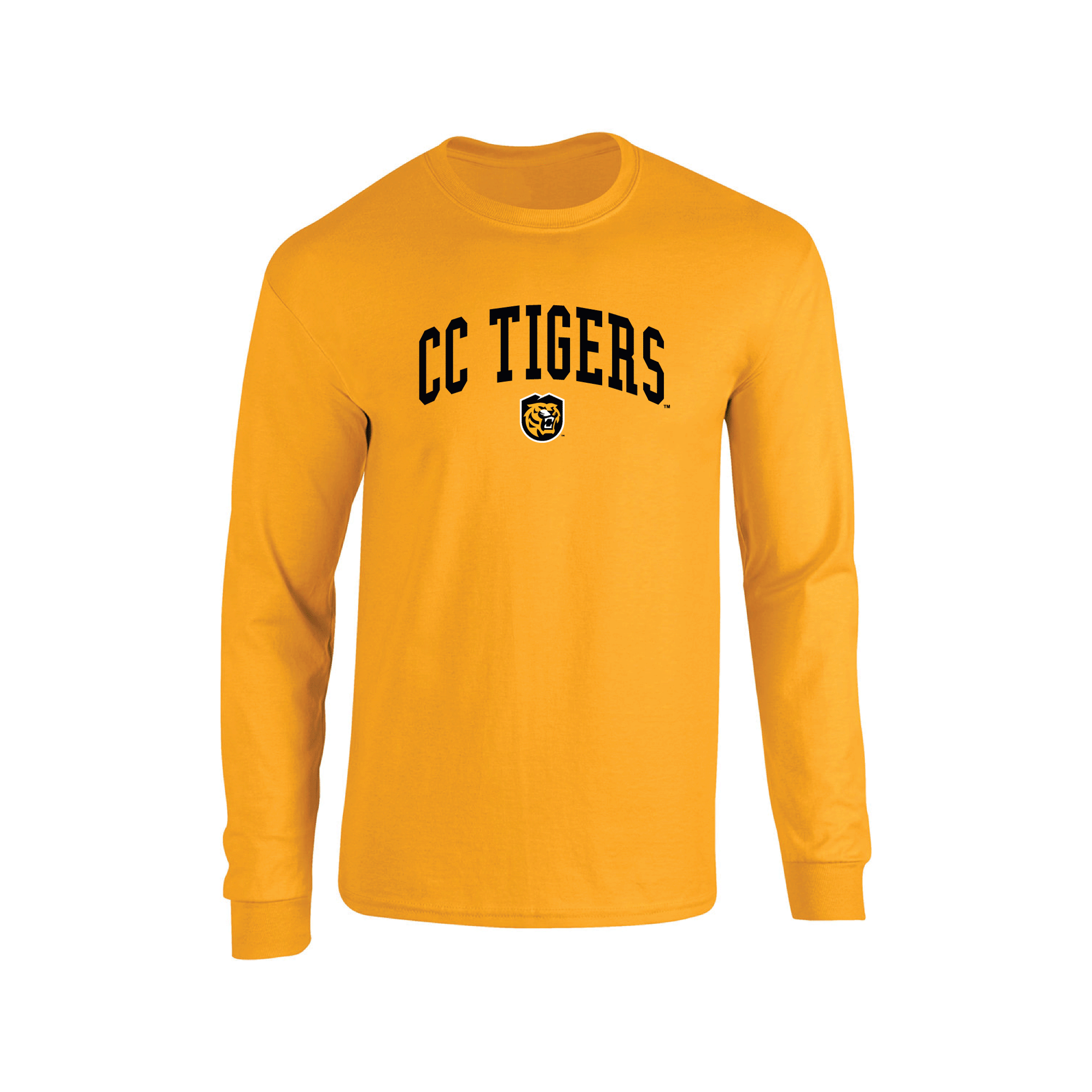 Colorado College Tigers Jumbo Arch Adult Long Sleeve T-Shirt