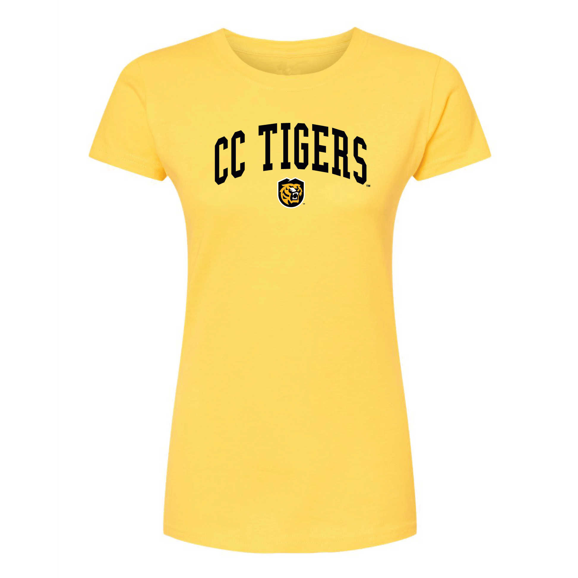 Colorado College Tigers Jumbo Arch Womens T-Shirt