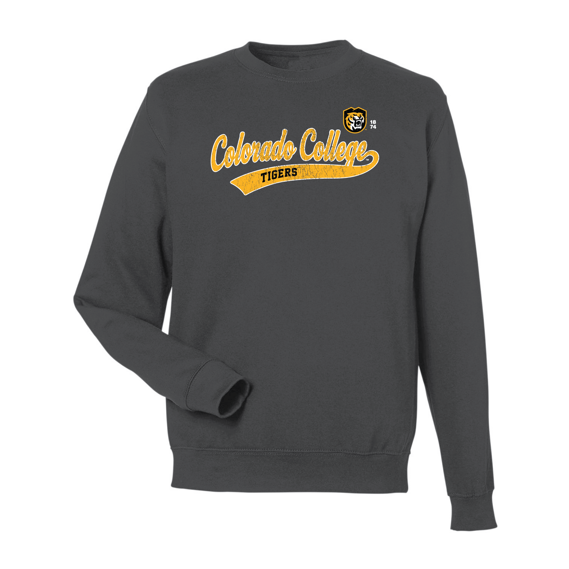 Colorado College Tigers Old School Crewneck Sweatshirt