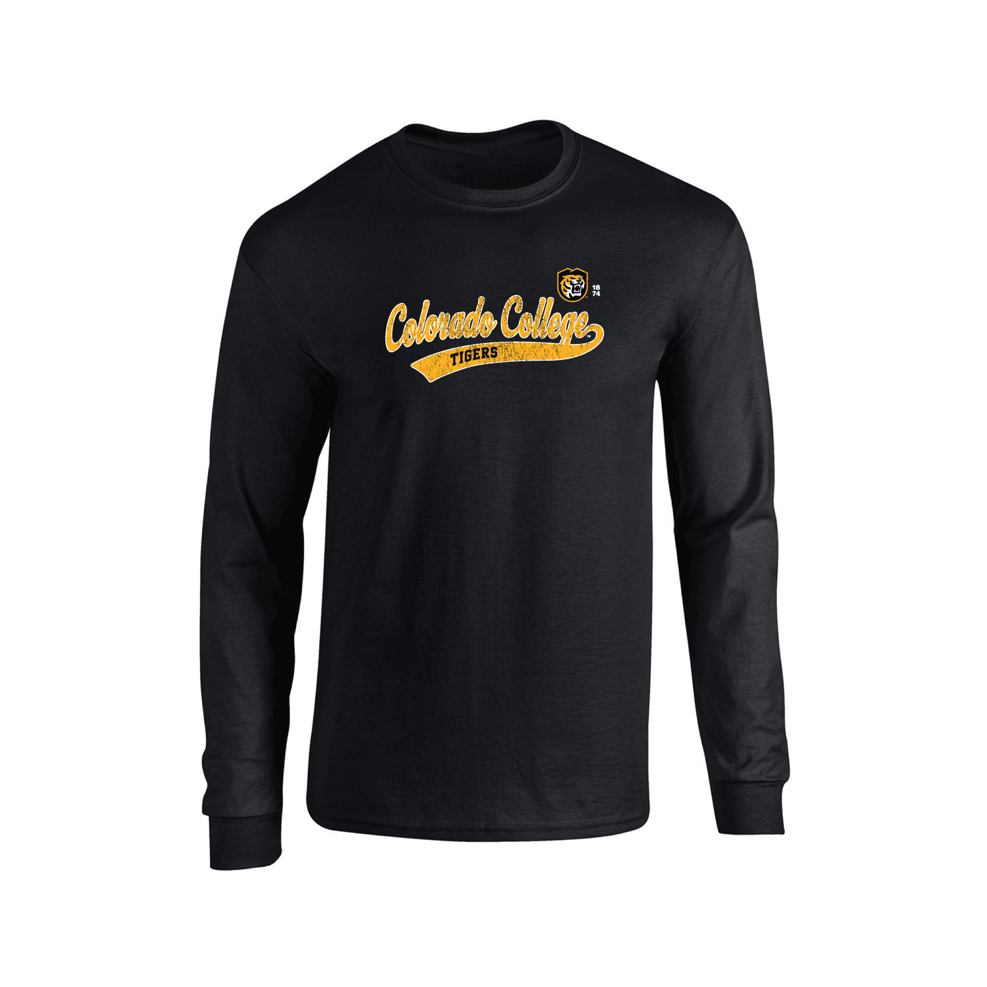 Colorado College Tigers Old School Adult Long Sleeve T-Shirt