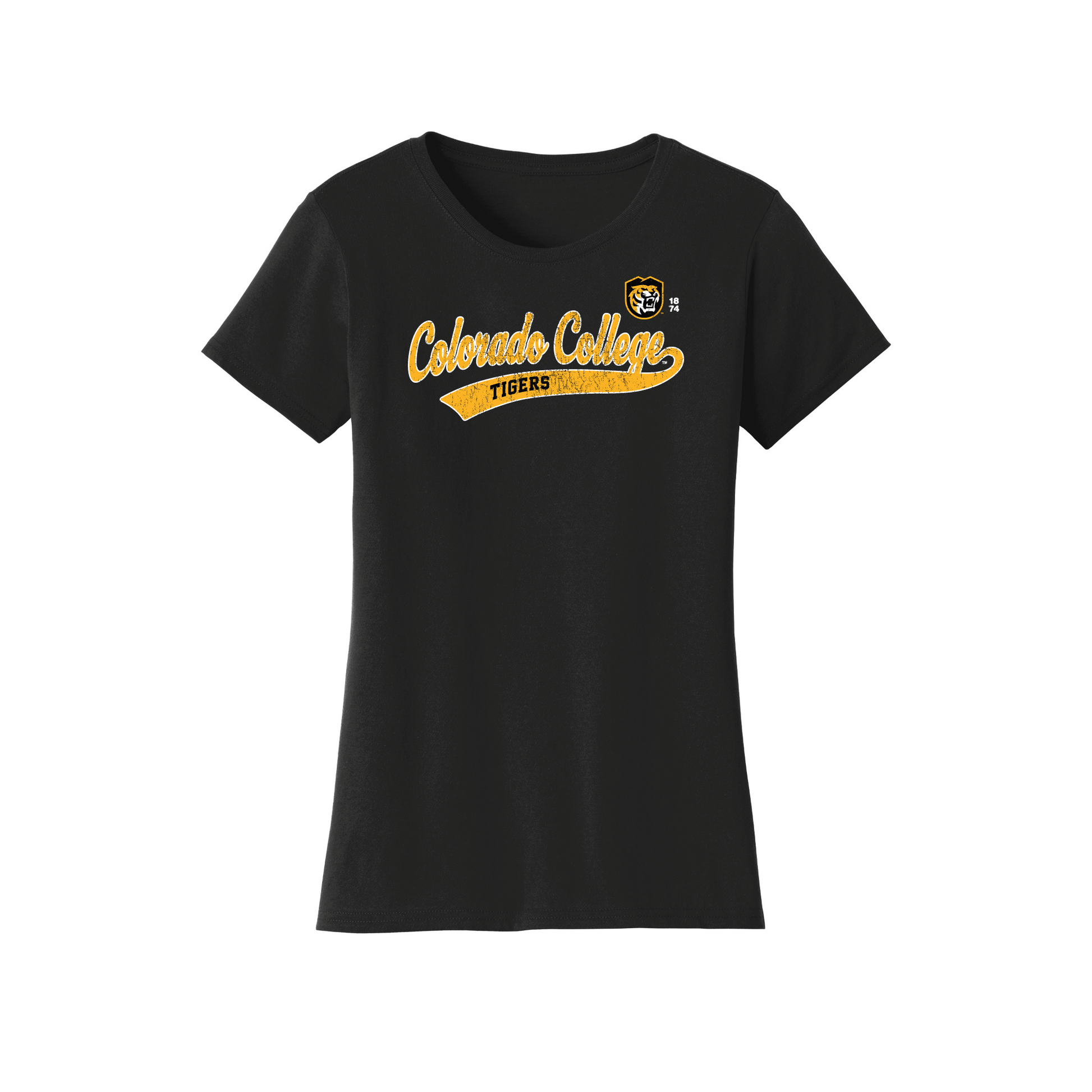 Colorado College Tigers Old School Womens T-Shirt