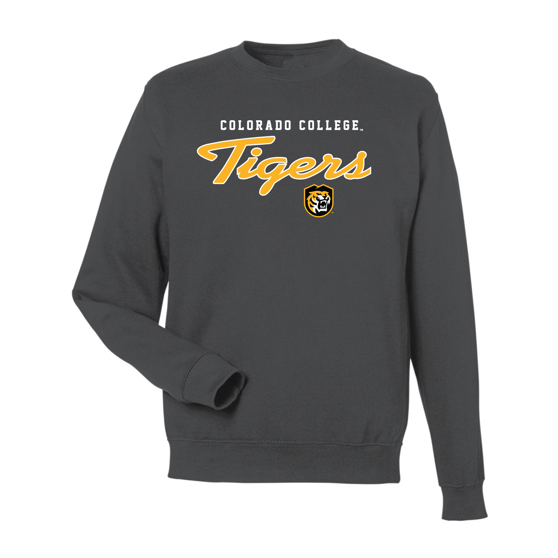 Colorado College Tigers Machine Script Crewneck Sweatshirt