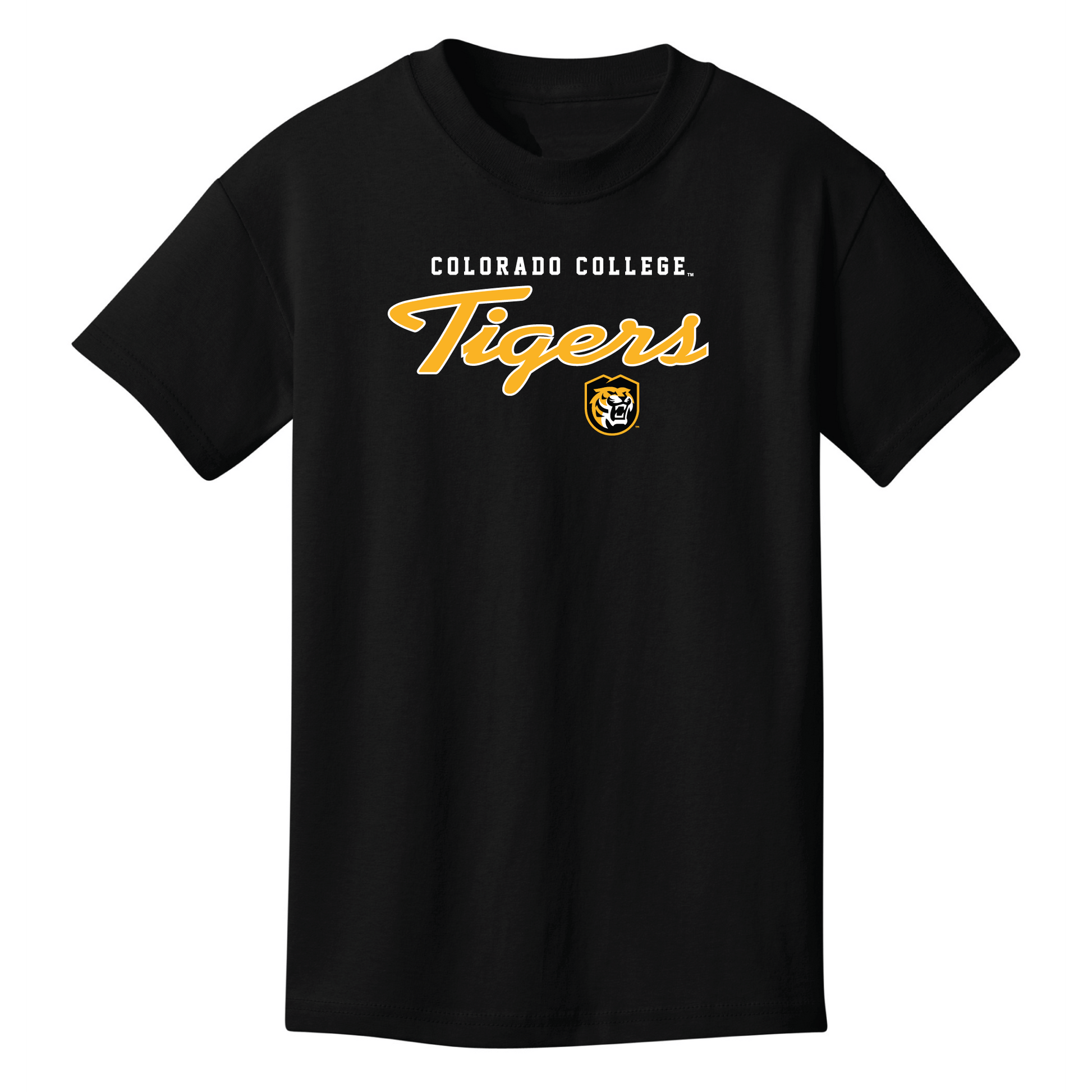 Colorado College Tigers Machine Script Youth T-Shirt