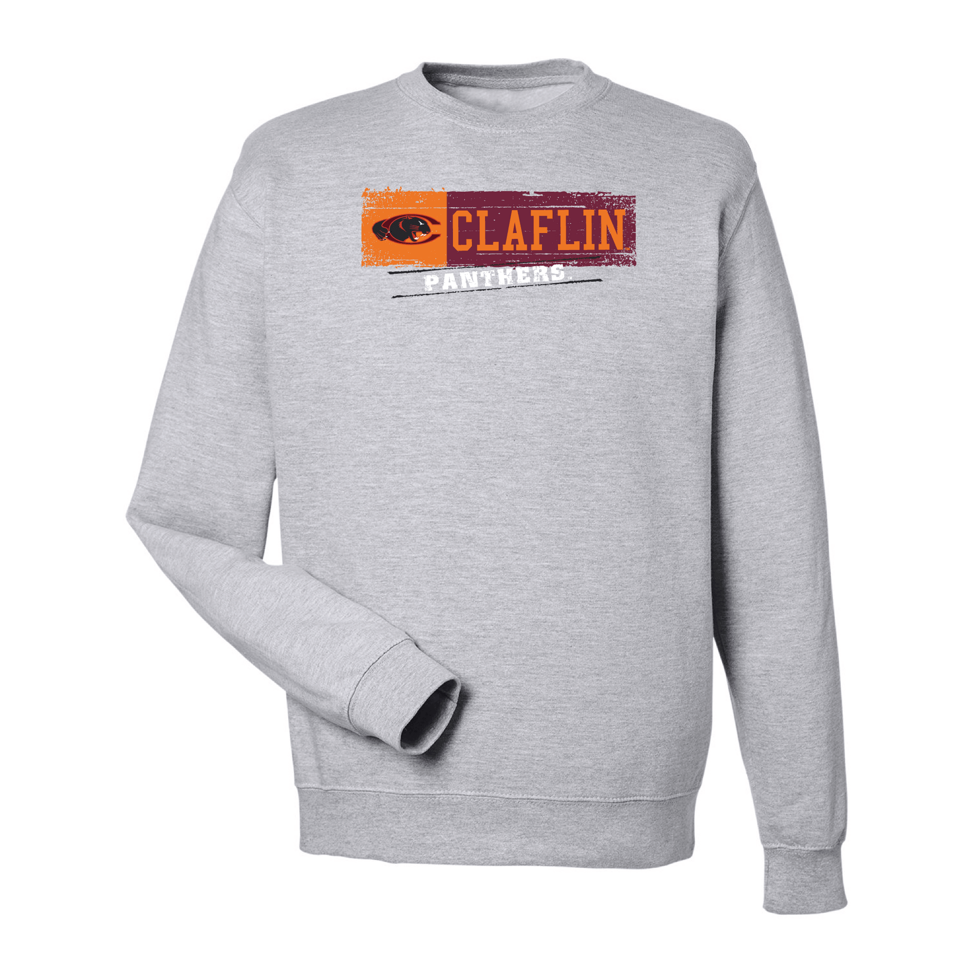 Claflin University Panthers Sticker Crewneck Sweatshirt