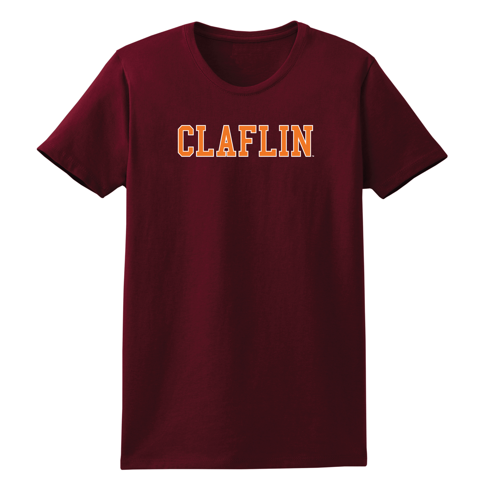 Claflin University Panthers Block Womens T-Shirt