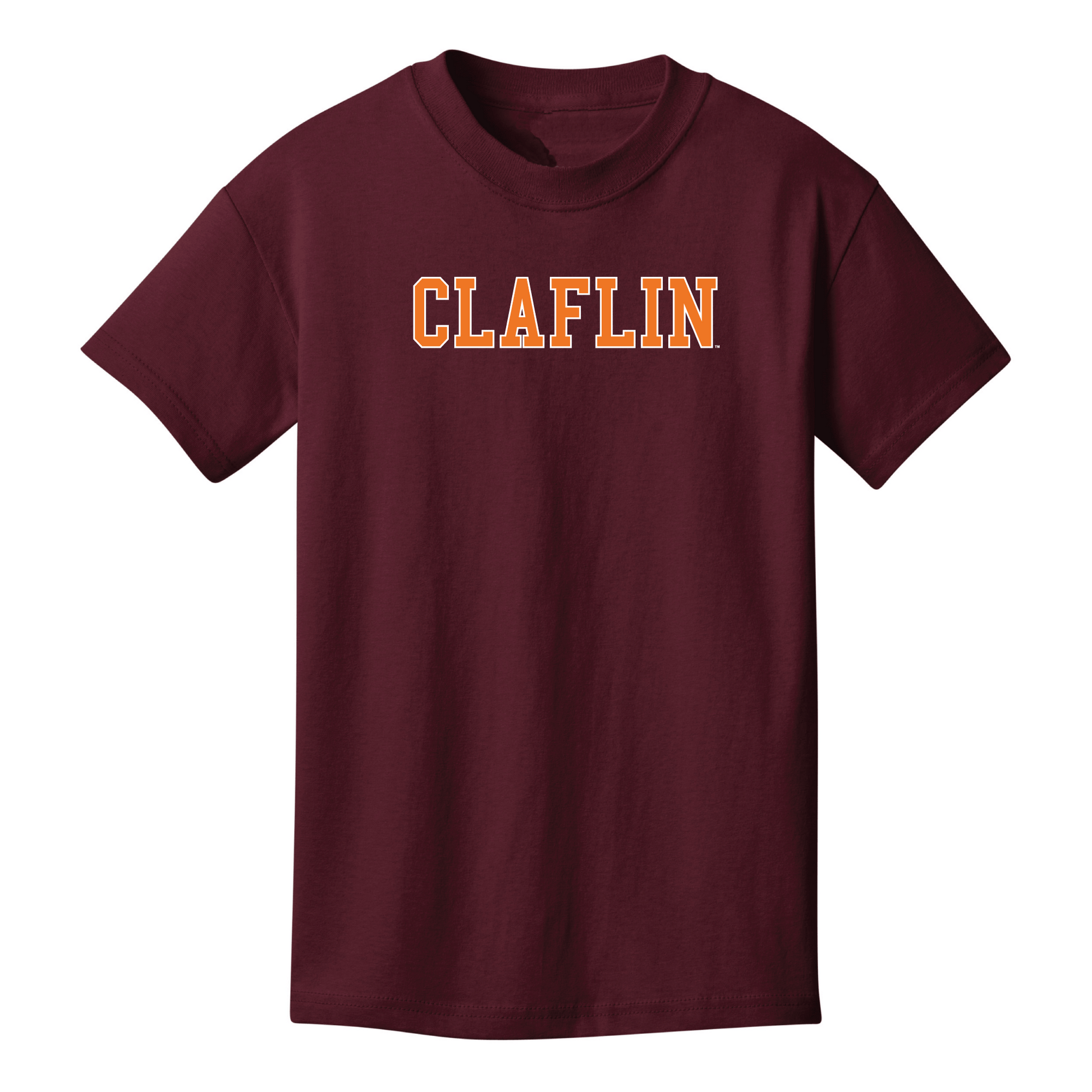 Claflin University Panthers Block Youth T-Shirt