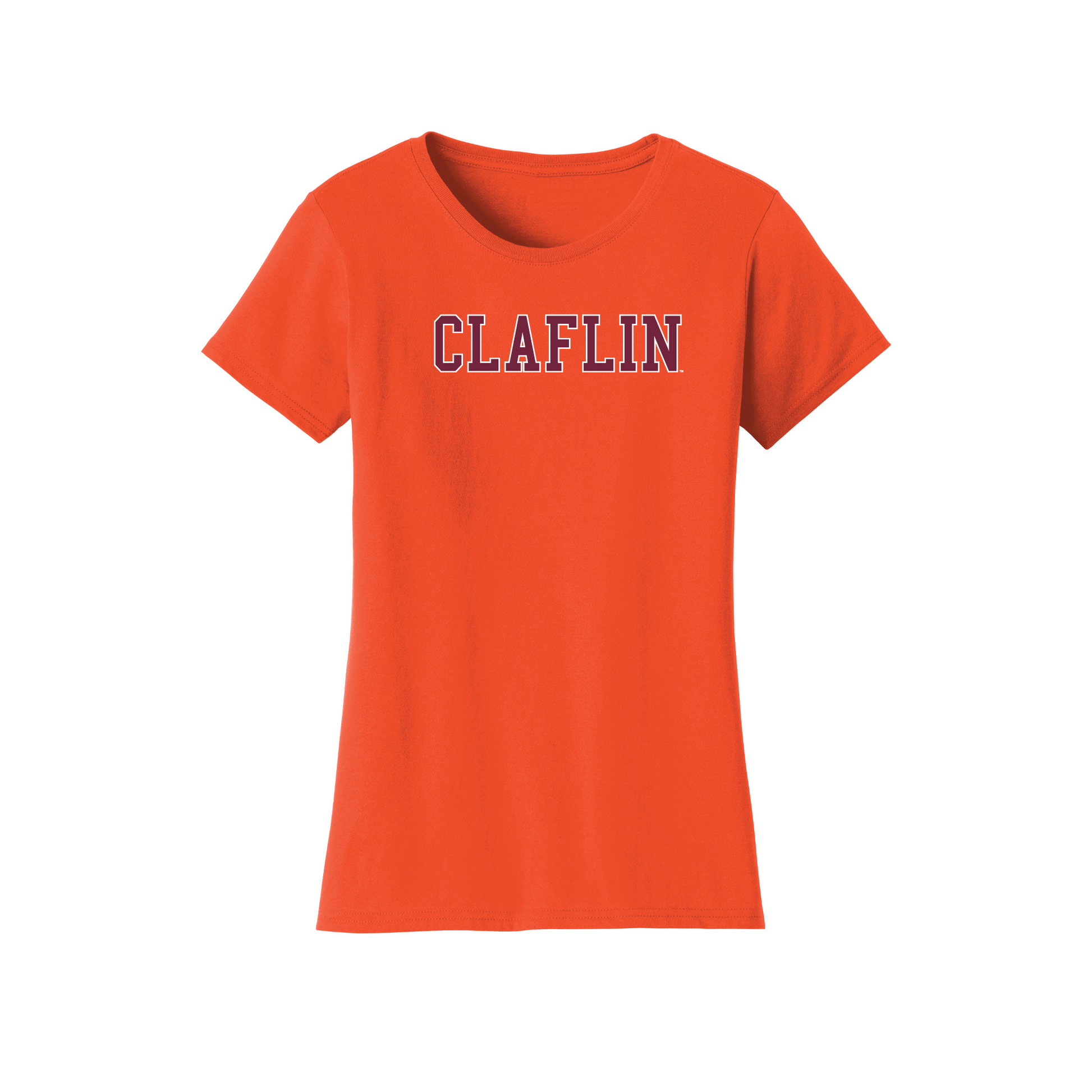 Claflin University Panthers Block Womens T-Shirt