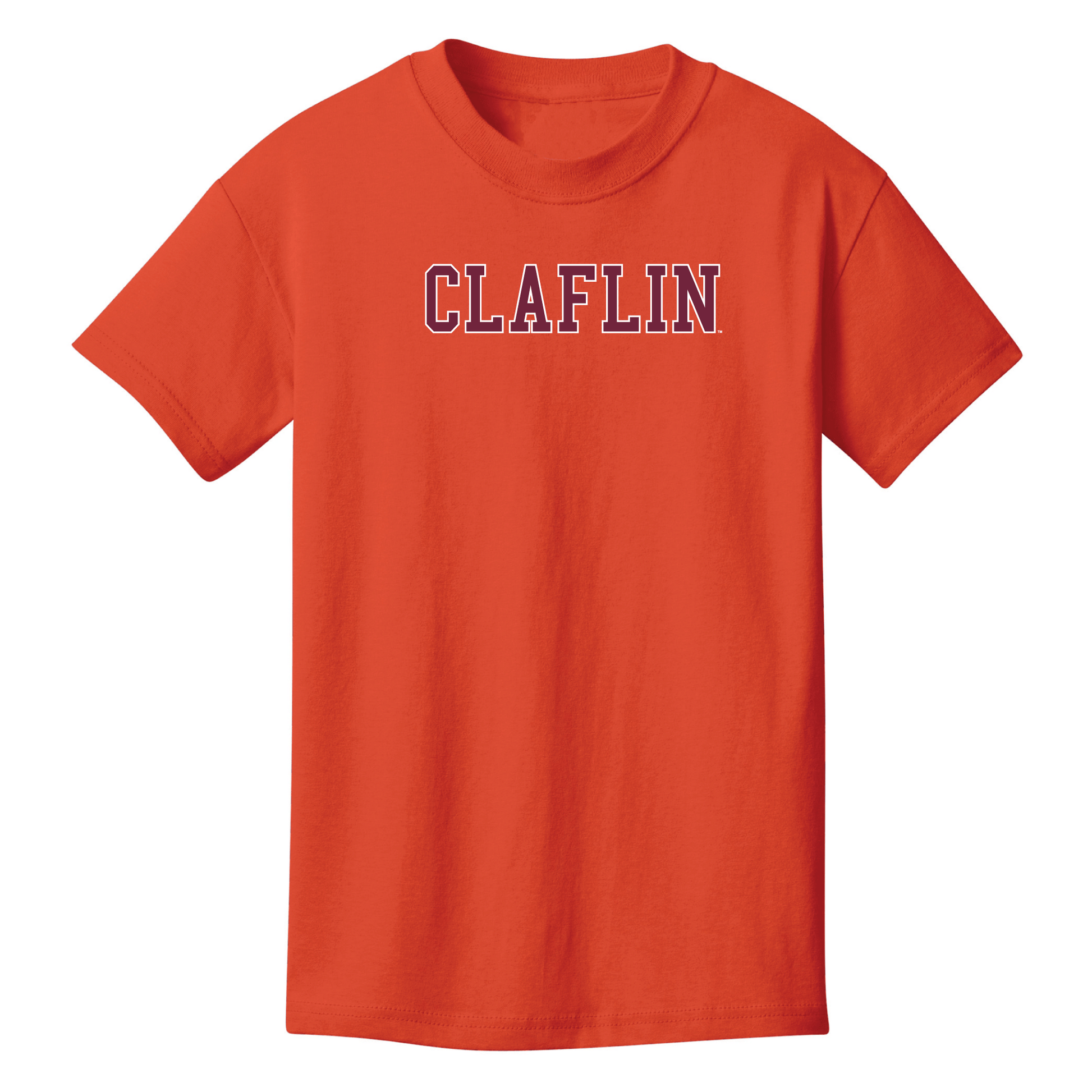 Claflin University Panthers Block Youth T-Shirt