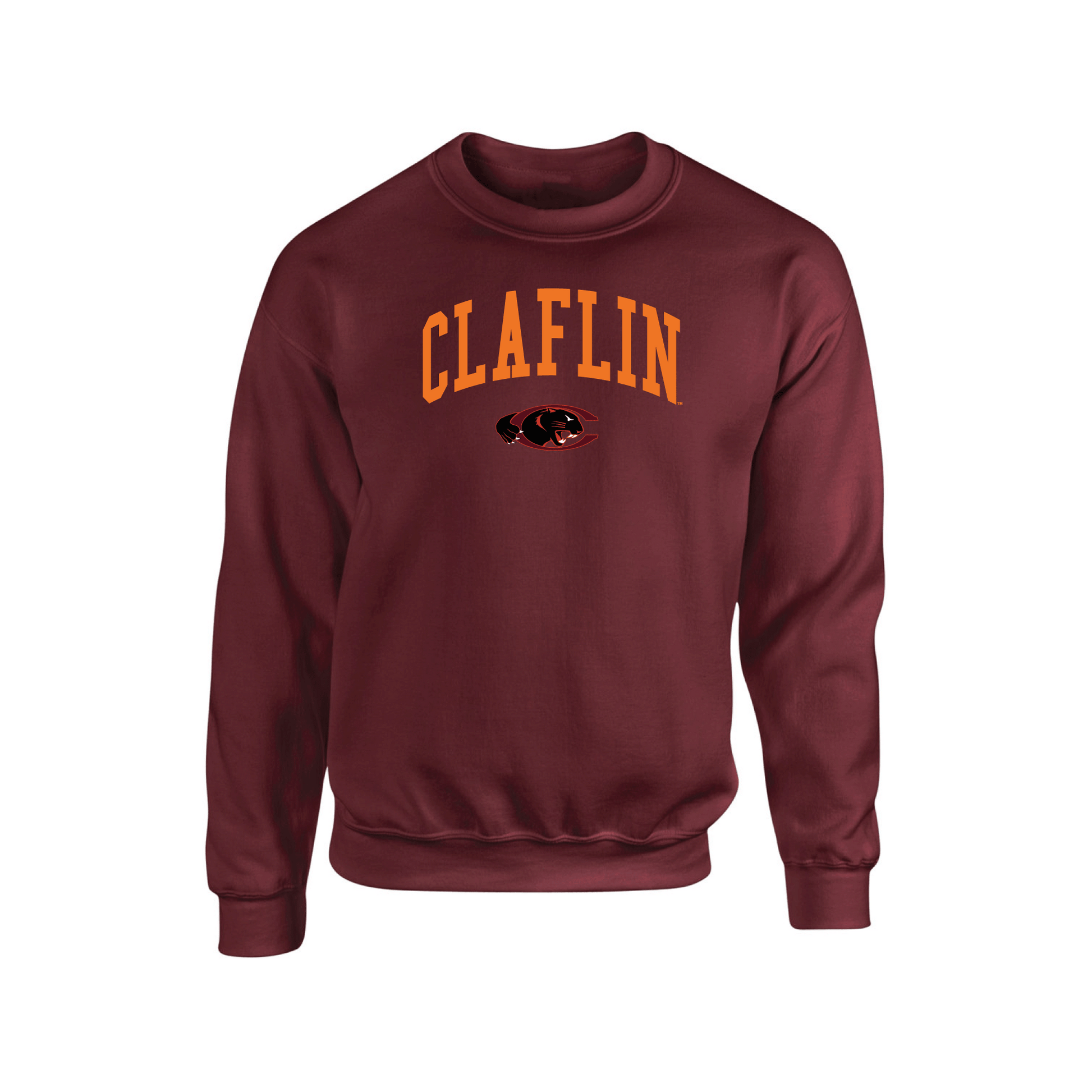 Claflin University Panthers Jumbo Arch Crewneck Sweatshirt