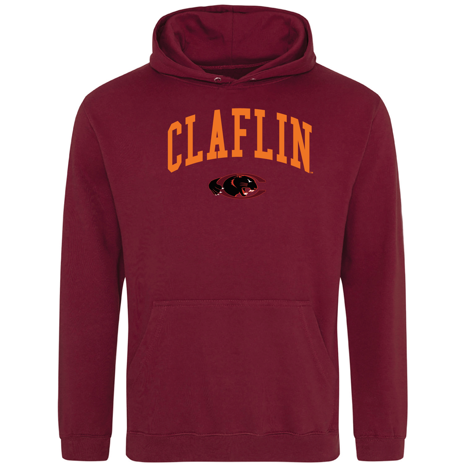 Claflin University Panthers Jumbo Arch Hooded Sweatshirt
