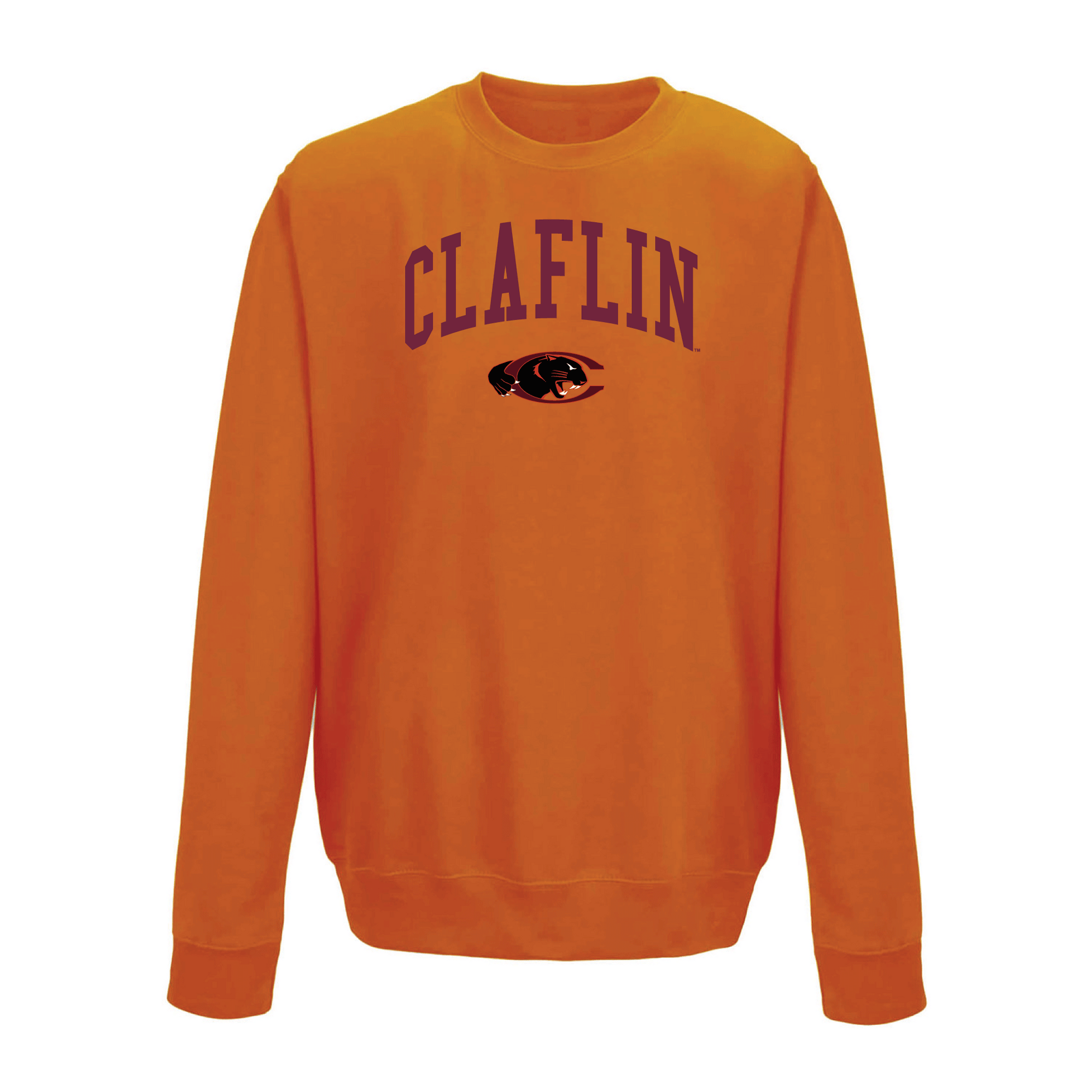 Claflin University Panthers Jumbo Arch Crewneck Sweatshirt