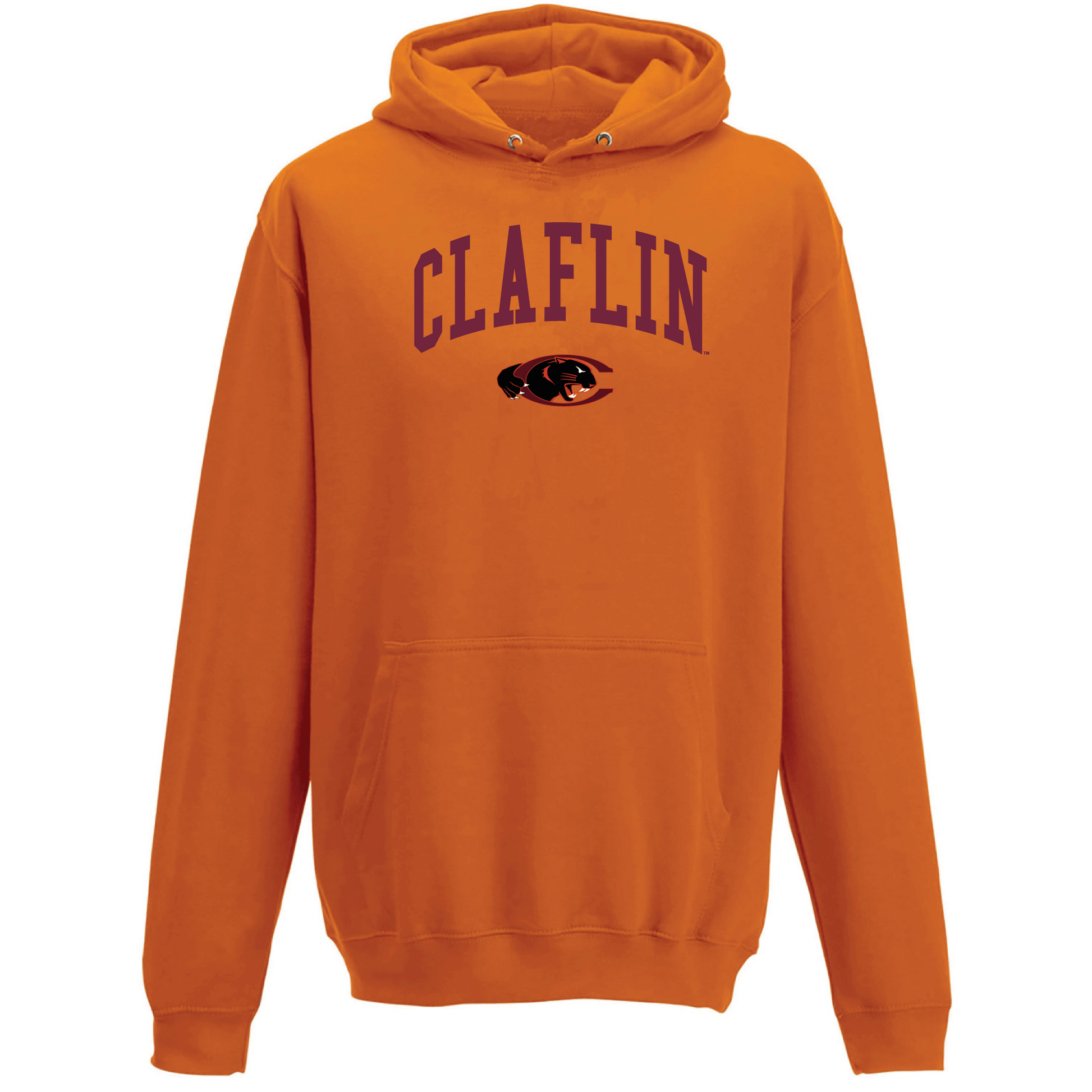 Claflin University Panthers Jumbo Arch Hooded Sweatshirt