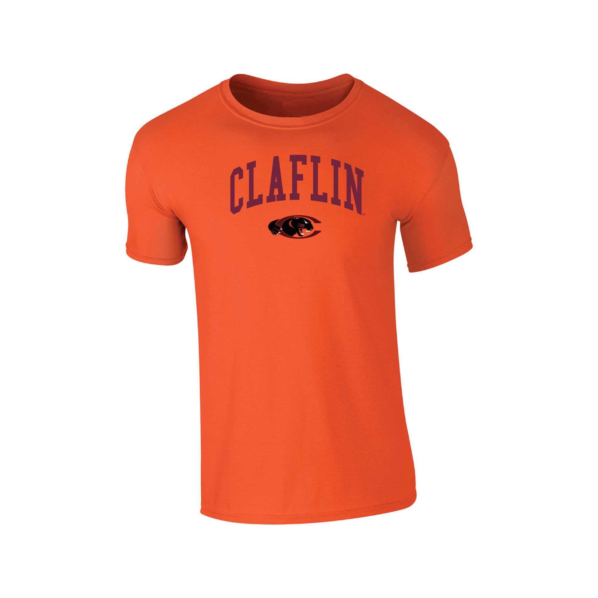 Claflin University Panthers Jumbo Arch Adult T-Shirt