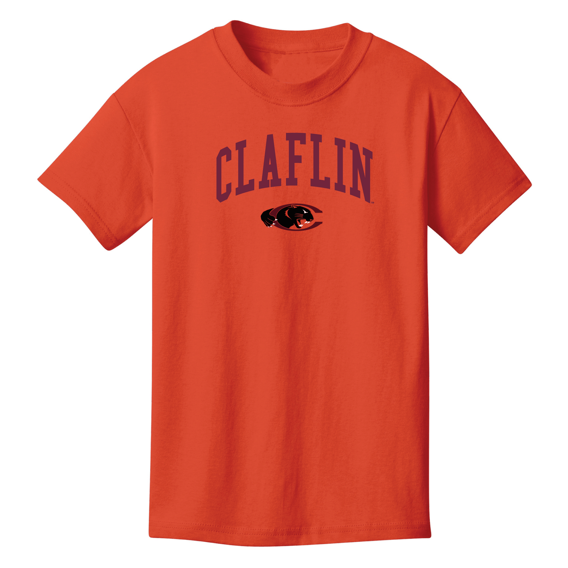 Claflin University Panthers Jumbo Arch Youth T-Shirt