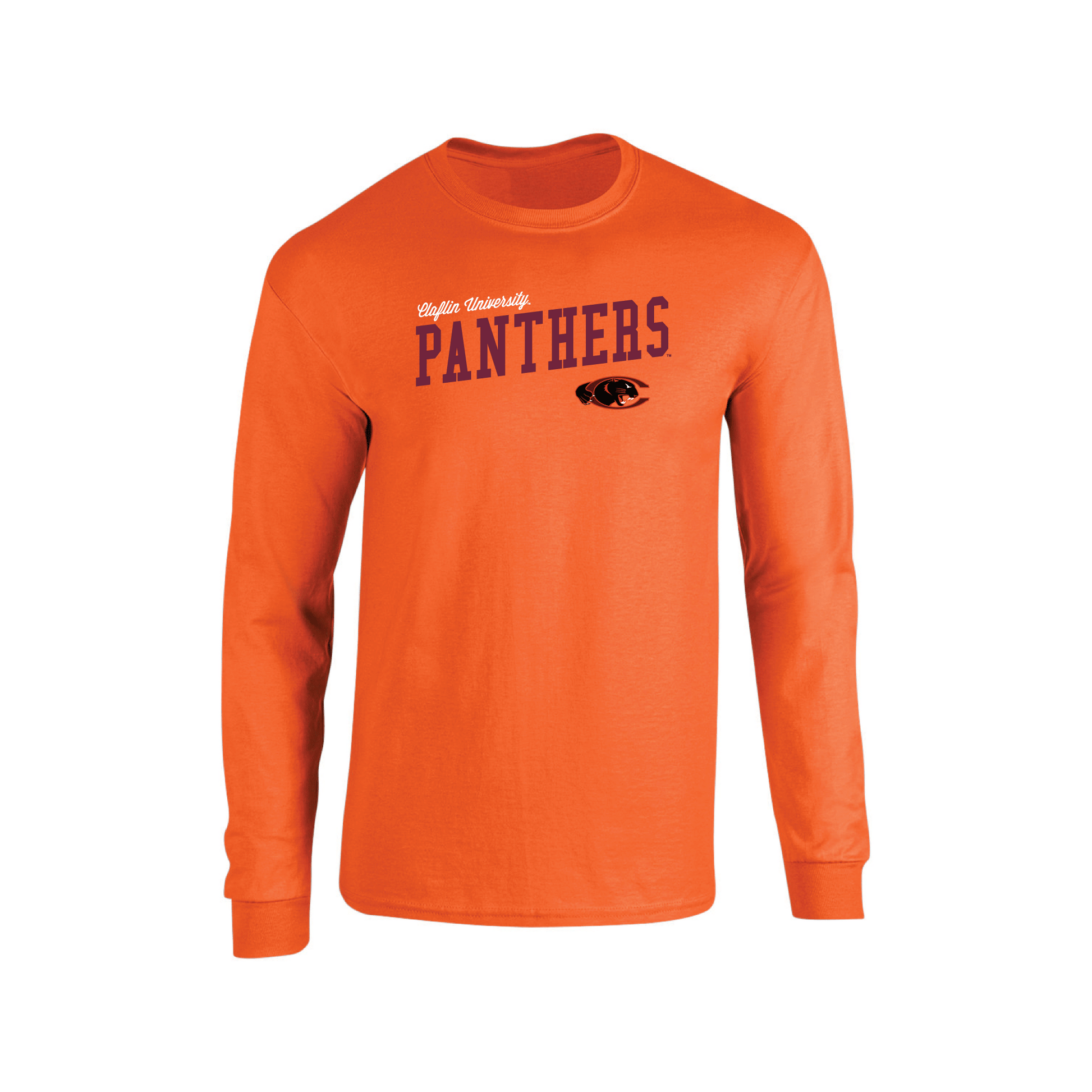 Claflin University Panthers Uphill Victory Adult Long Sleeve T-Shirt
