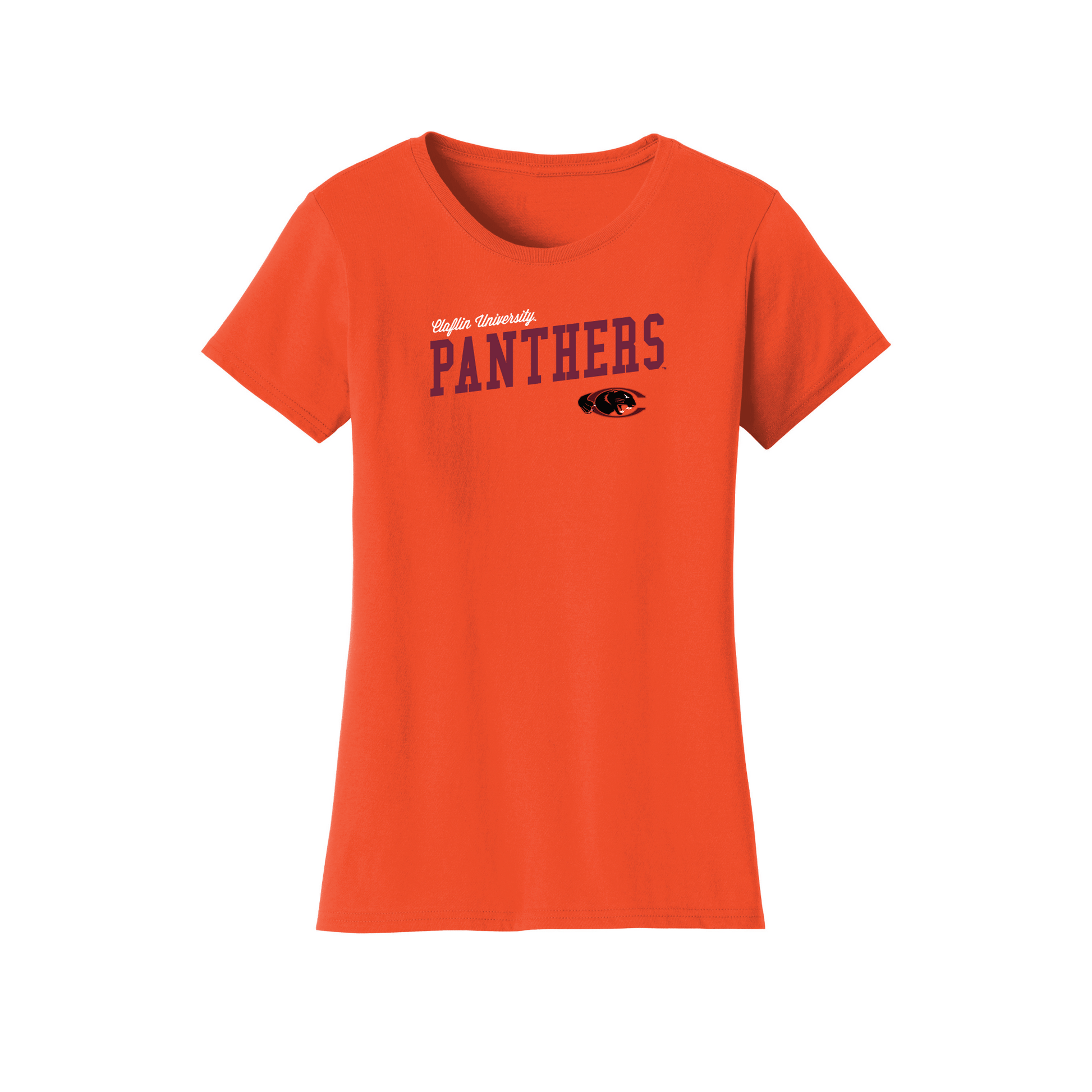 Claflin University Panthers Uphill Victory Womens T-Shirt